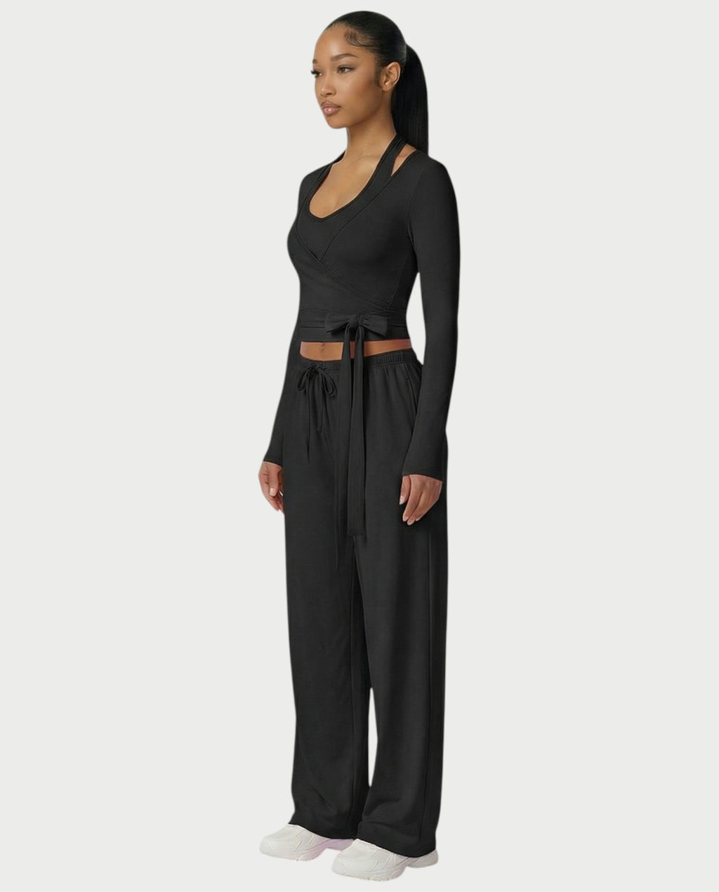 LOREN Wrap-Tie 3-Piece Lounge Set