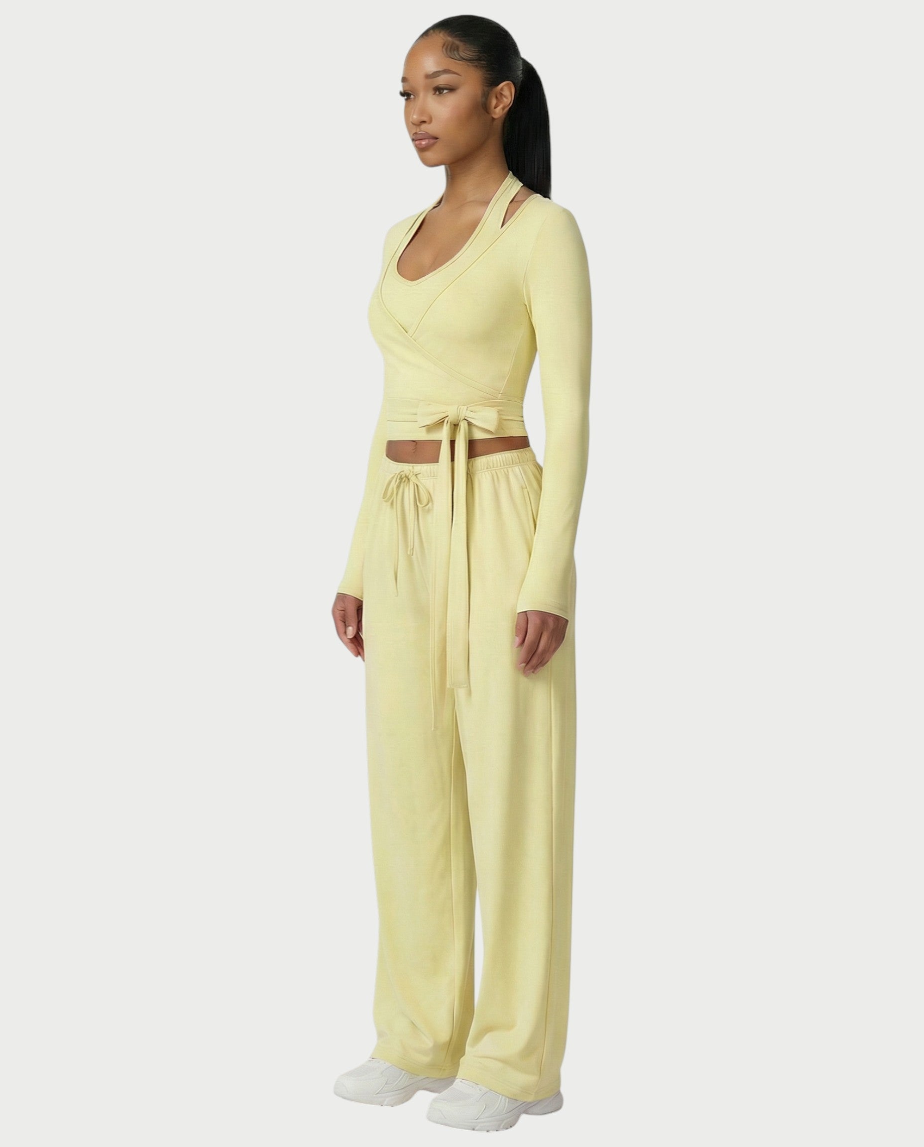 LOREN Wrap-Tie 3-Piece Lounge Set