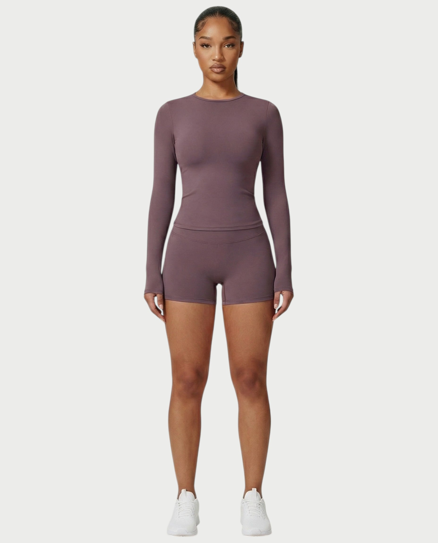MELYA High-Waisted Sporty Shorts