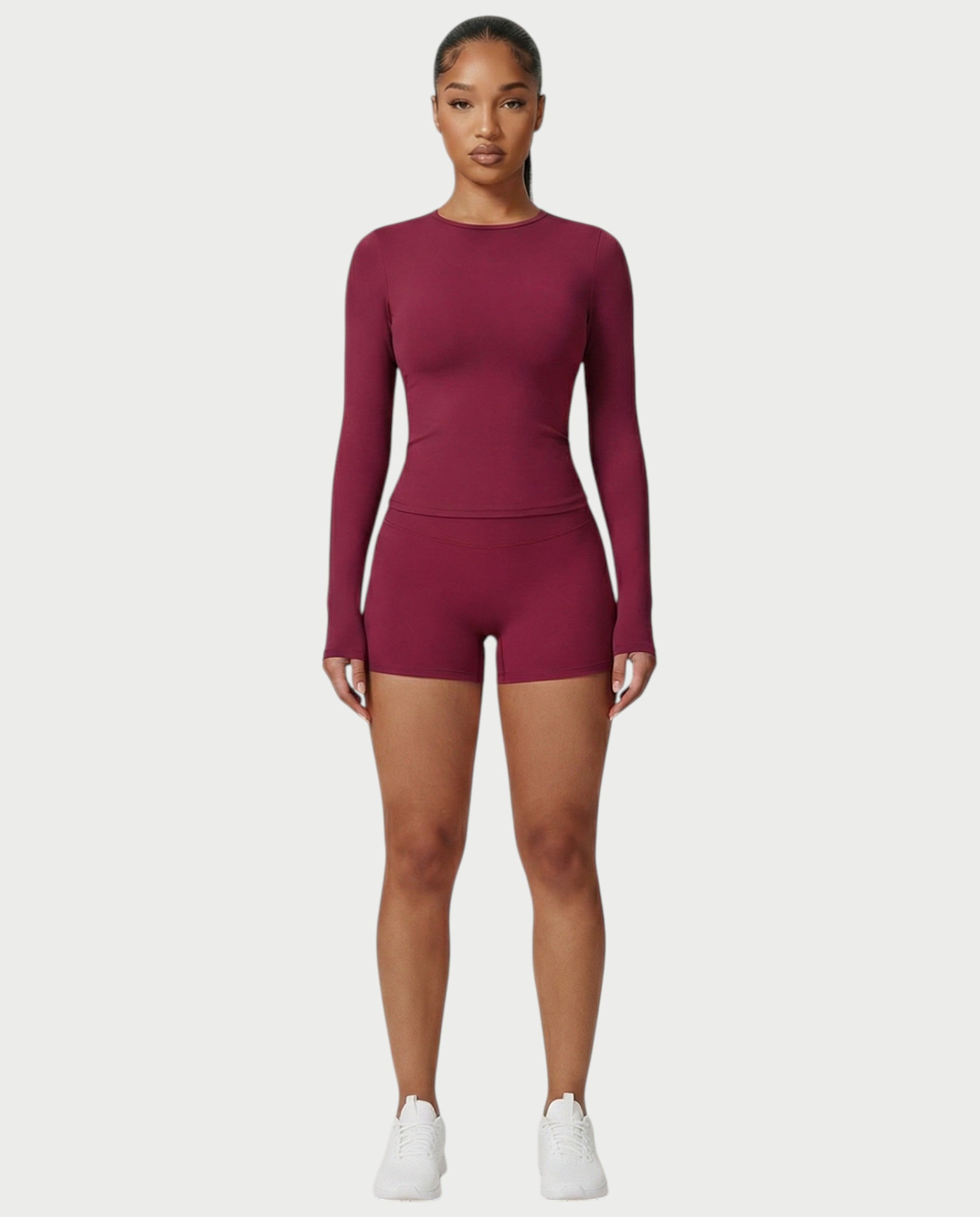 MELYA High-Waisted Sporty Shorts