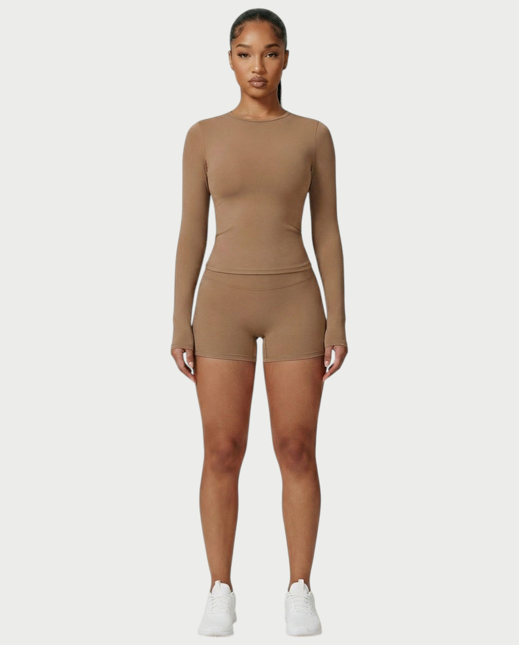 MELYA High-Waisted Sporty Shorts