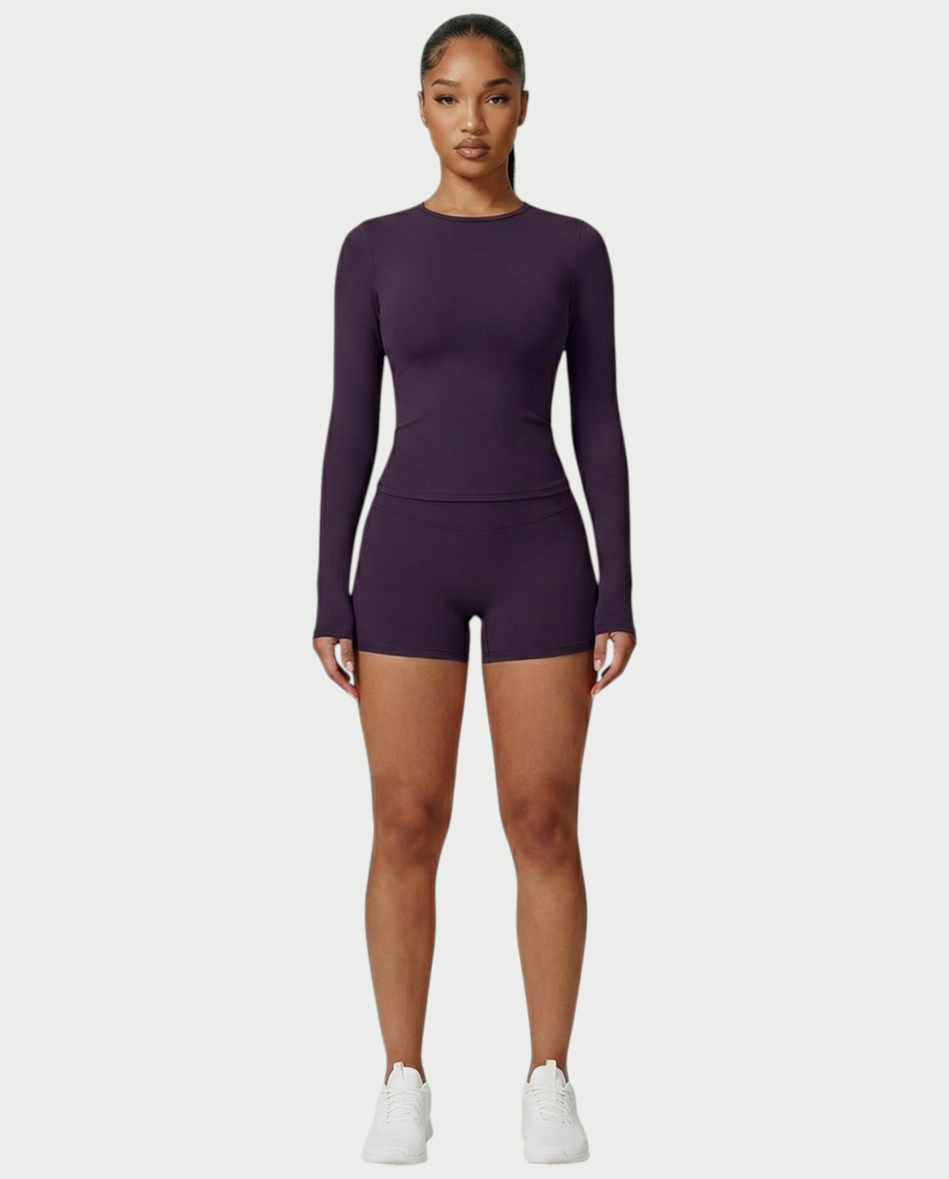 MELYA High-Waisted Sporty Shorts