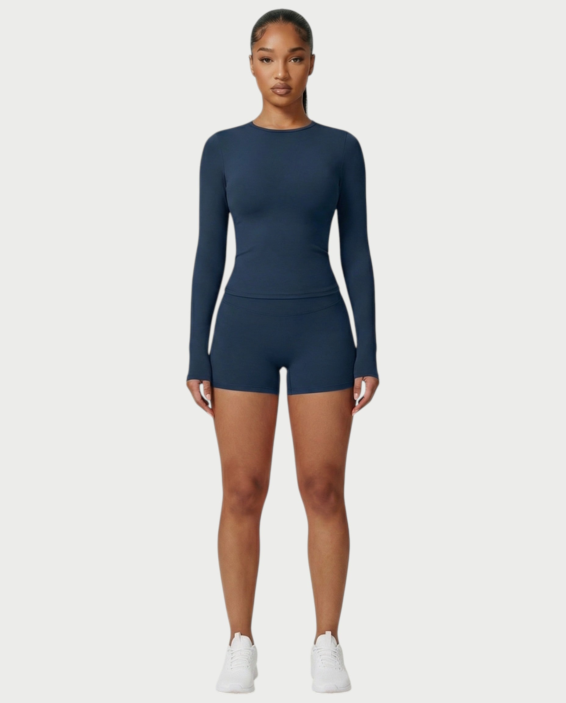 MELYA High-Waisted Sporty Shorts