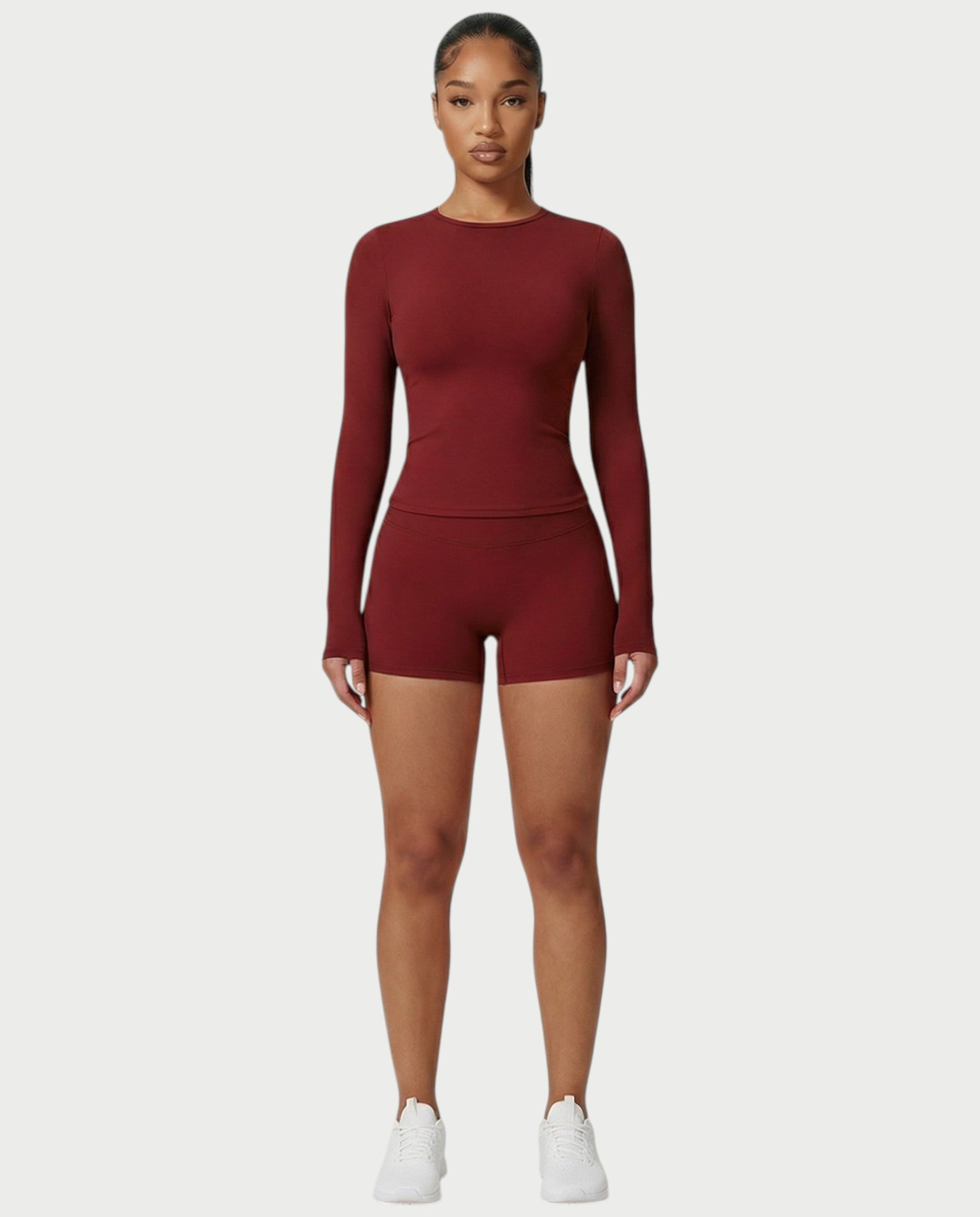 MELYA High-Waisted Sporty Shorts