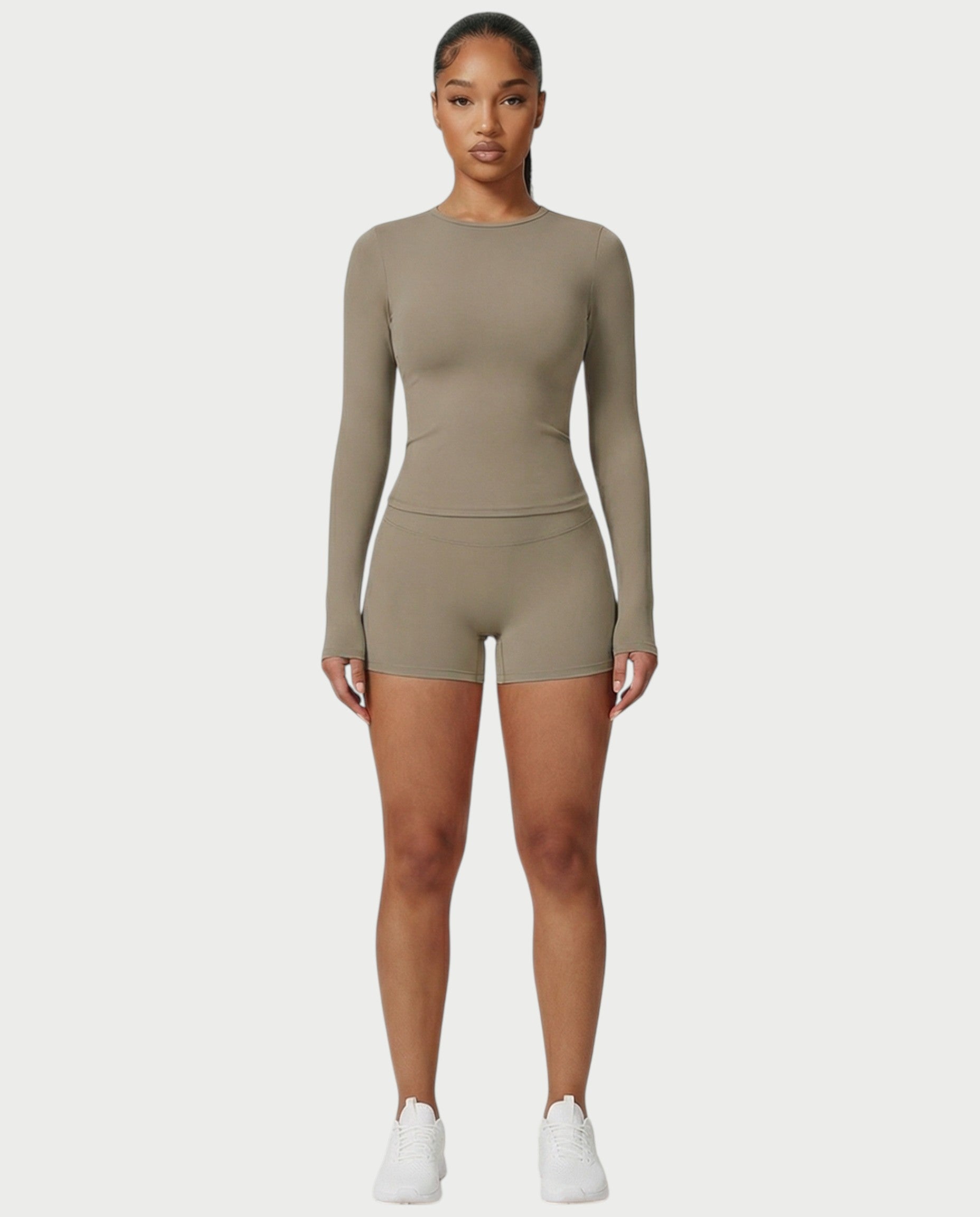 MELYA High-Waisted Sporty Shorts