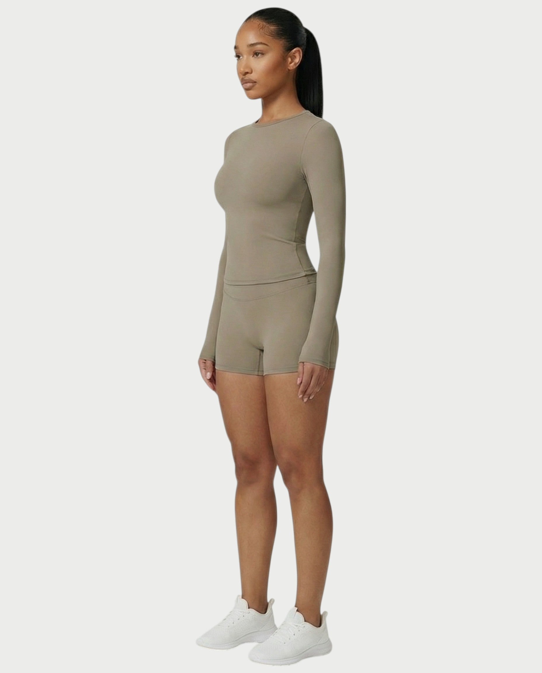 MELYA High-Waisted Sporty Shorts