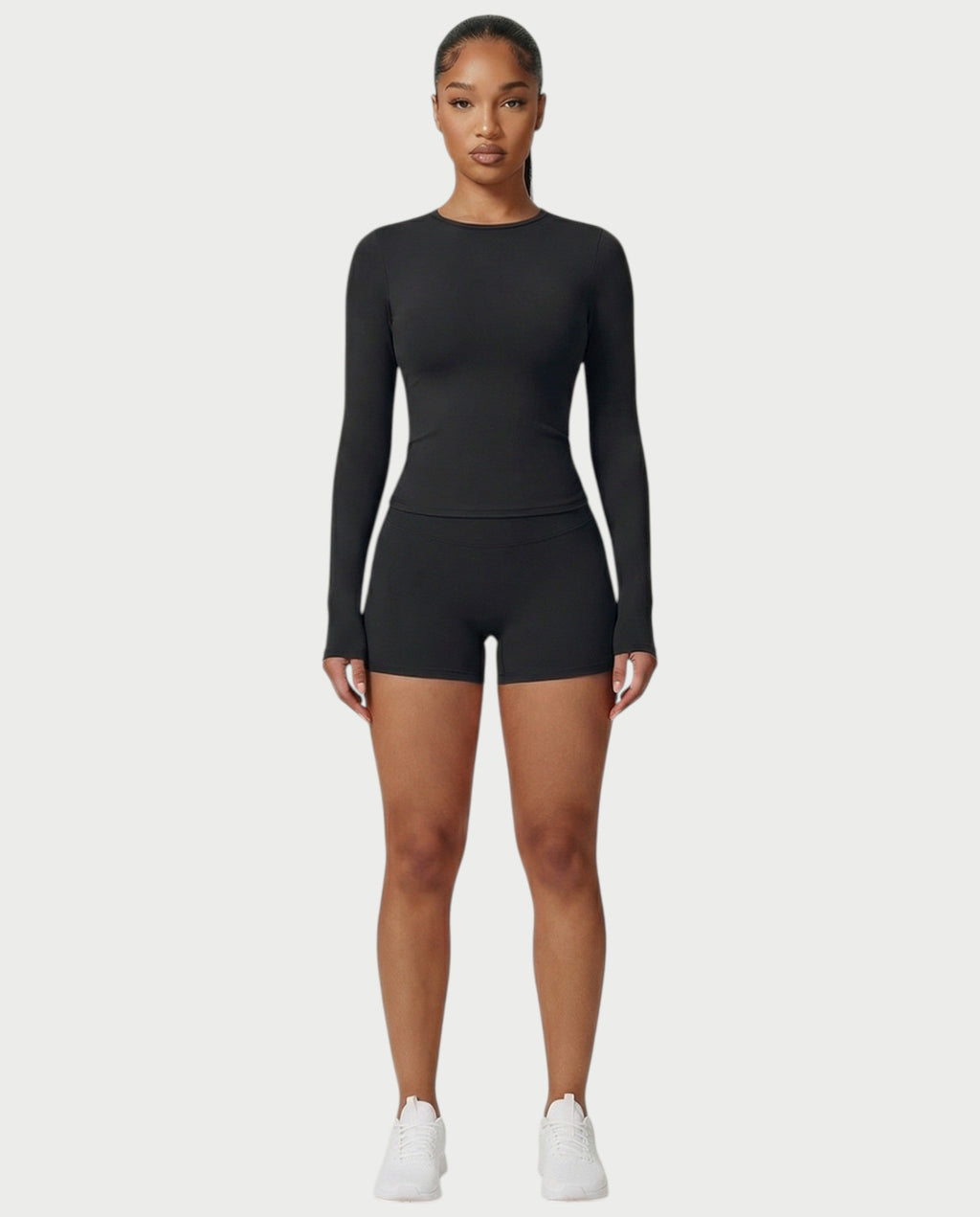 MELYA High-Waisted Sporty Shorts
