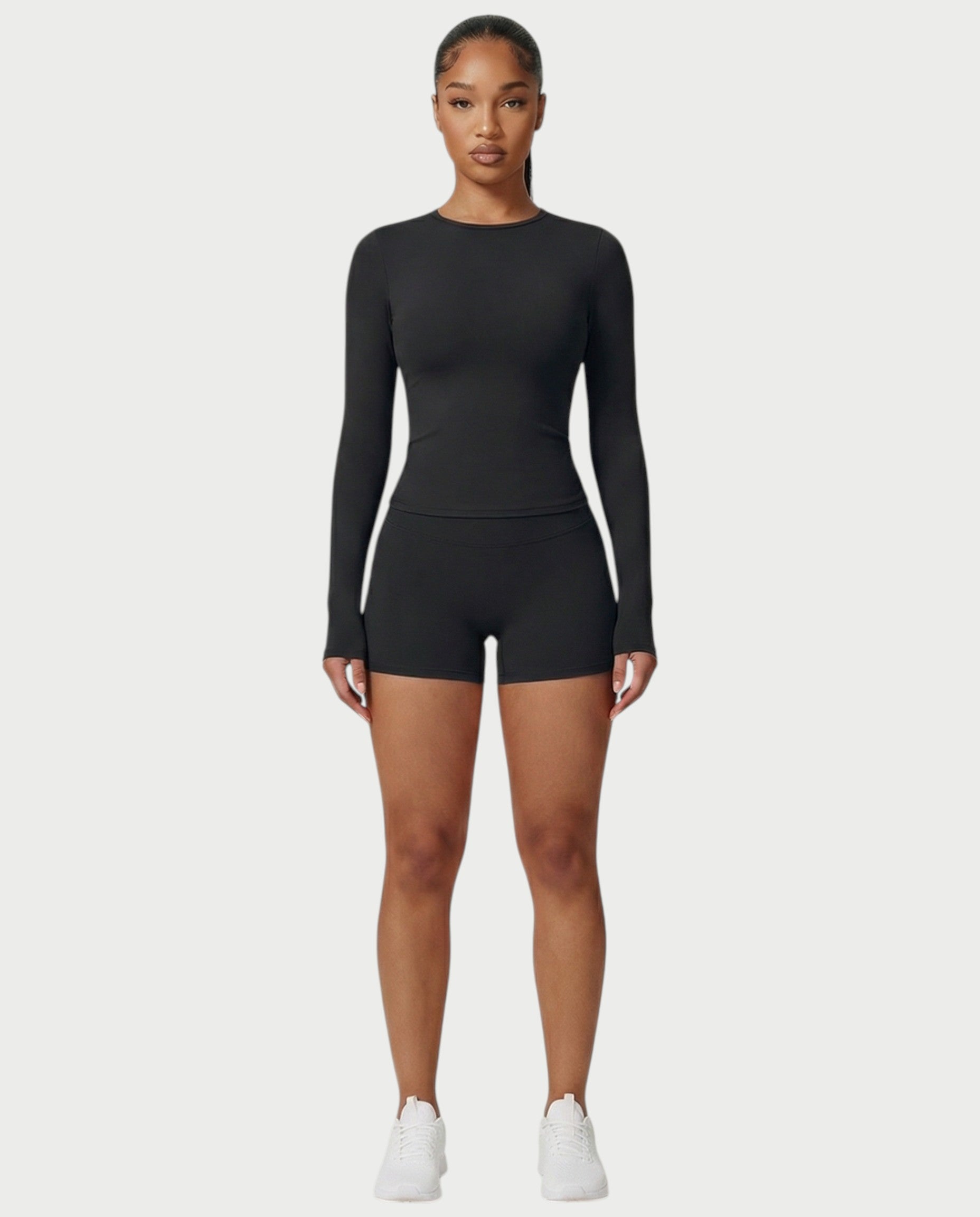 MELYA High-Waisted Sporty Shorts