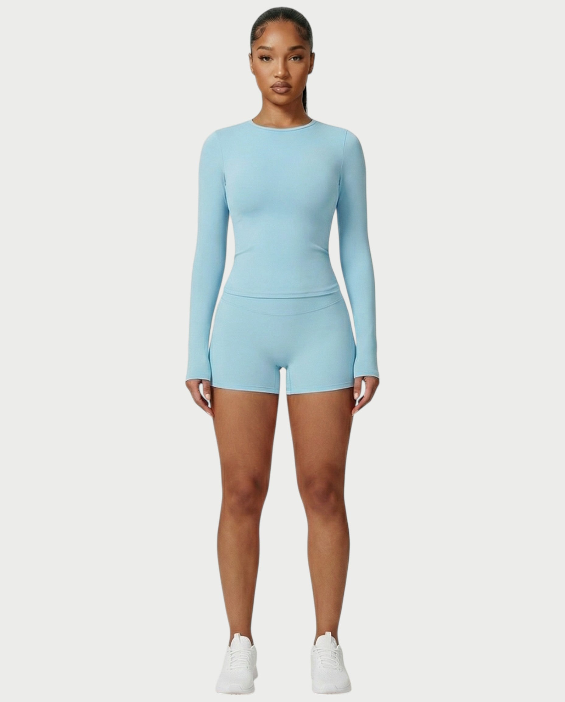 MELYA High-Waisted Sporty Shorts