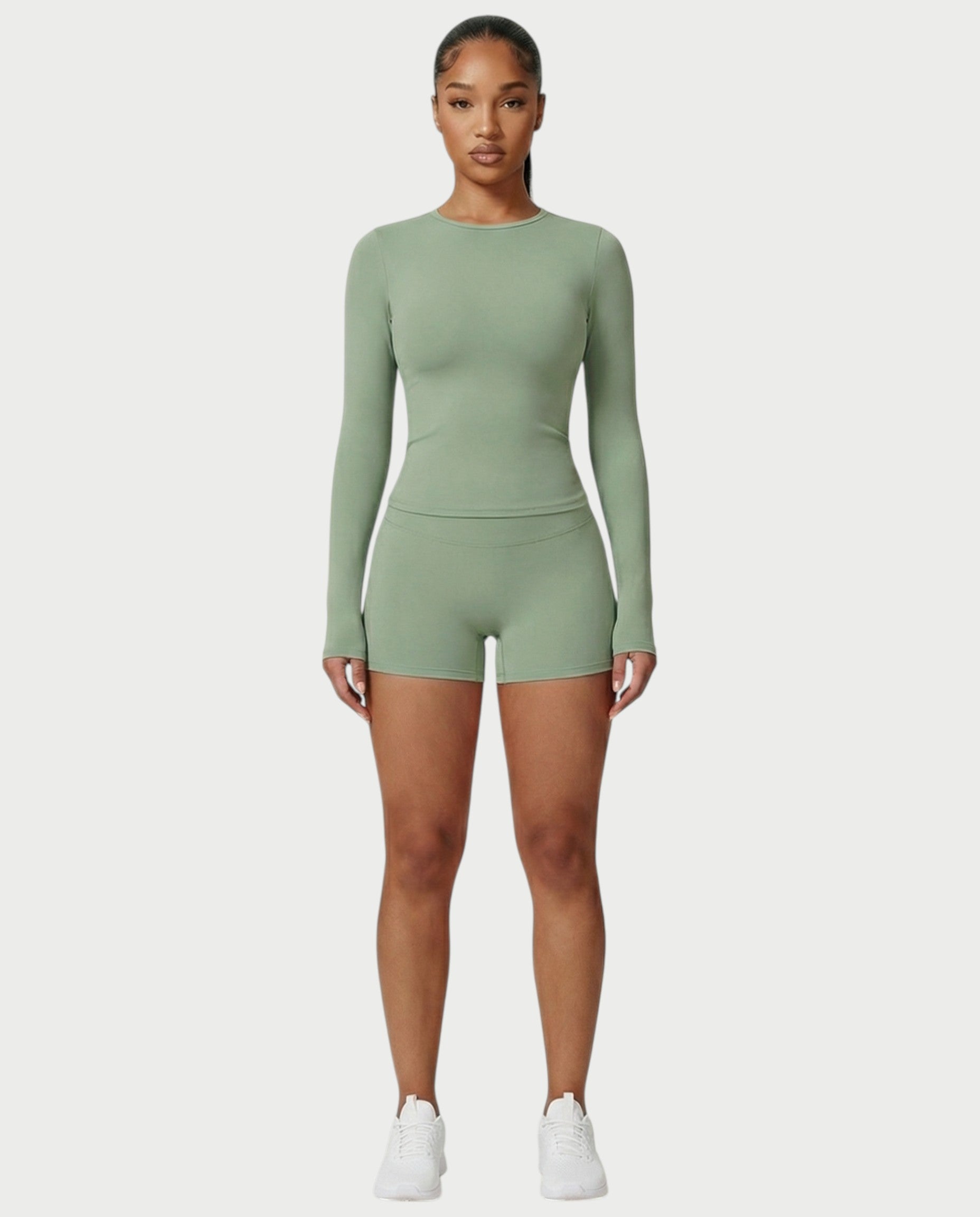 MELYA High-Waisted Sporty Shorts