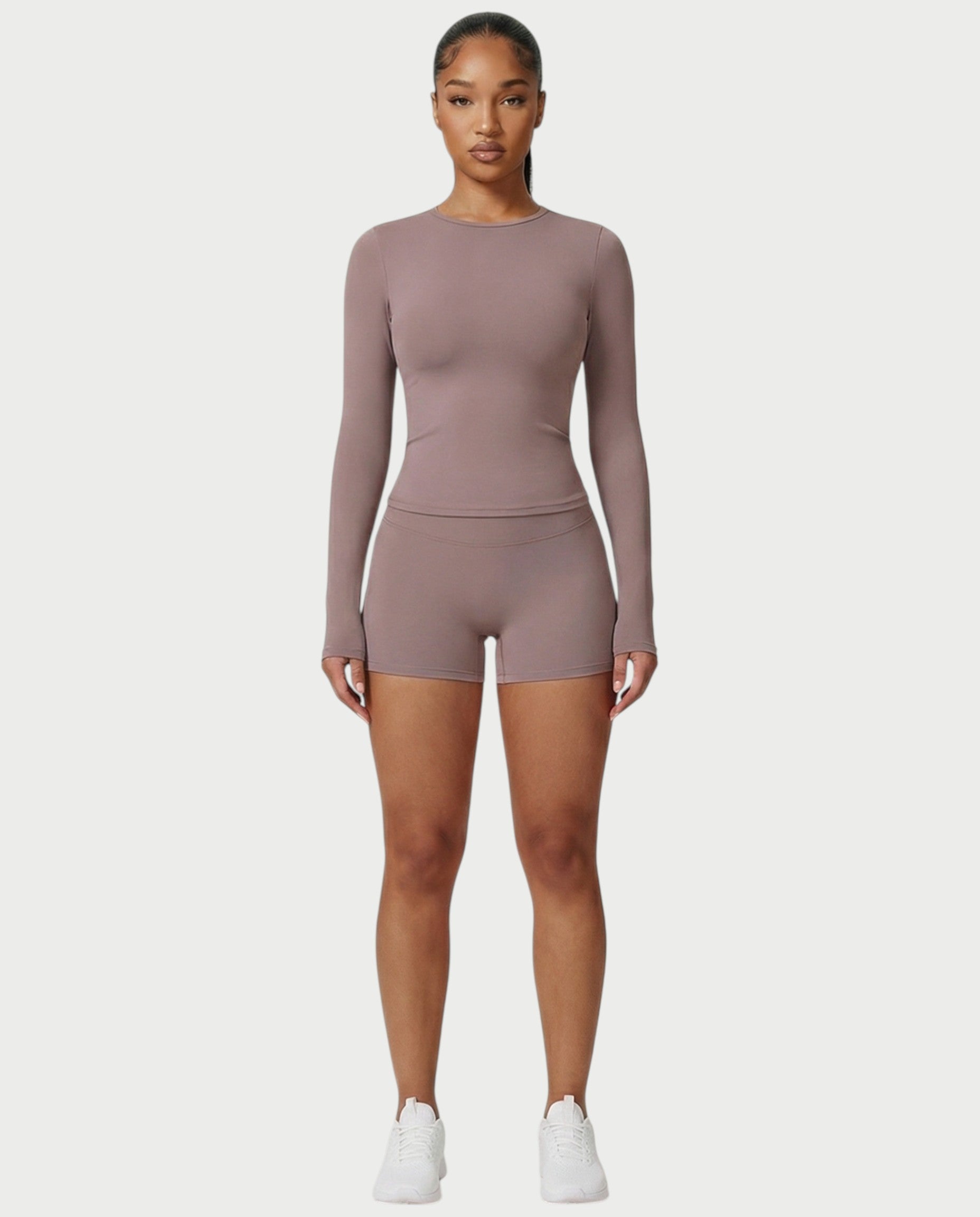 MELYA High-Waisted Sporty Shorts