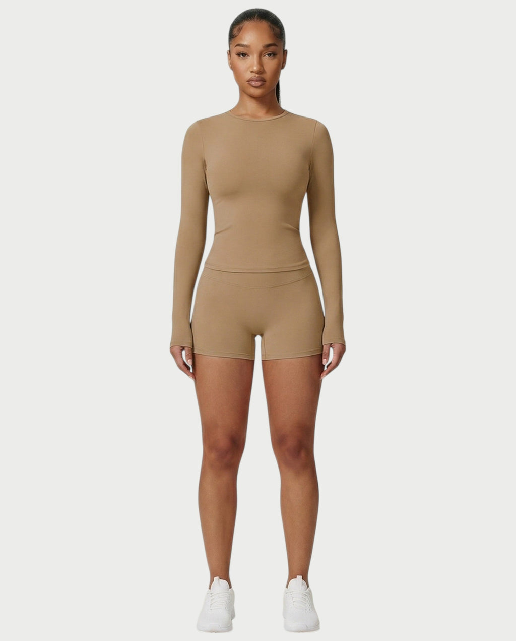 MELYA High-Waisted Sporty Shorts