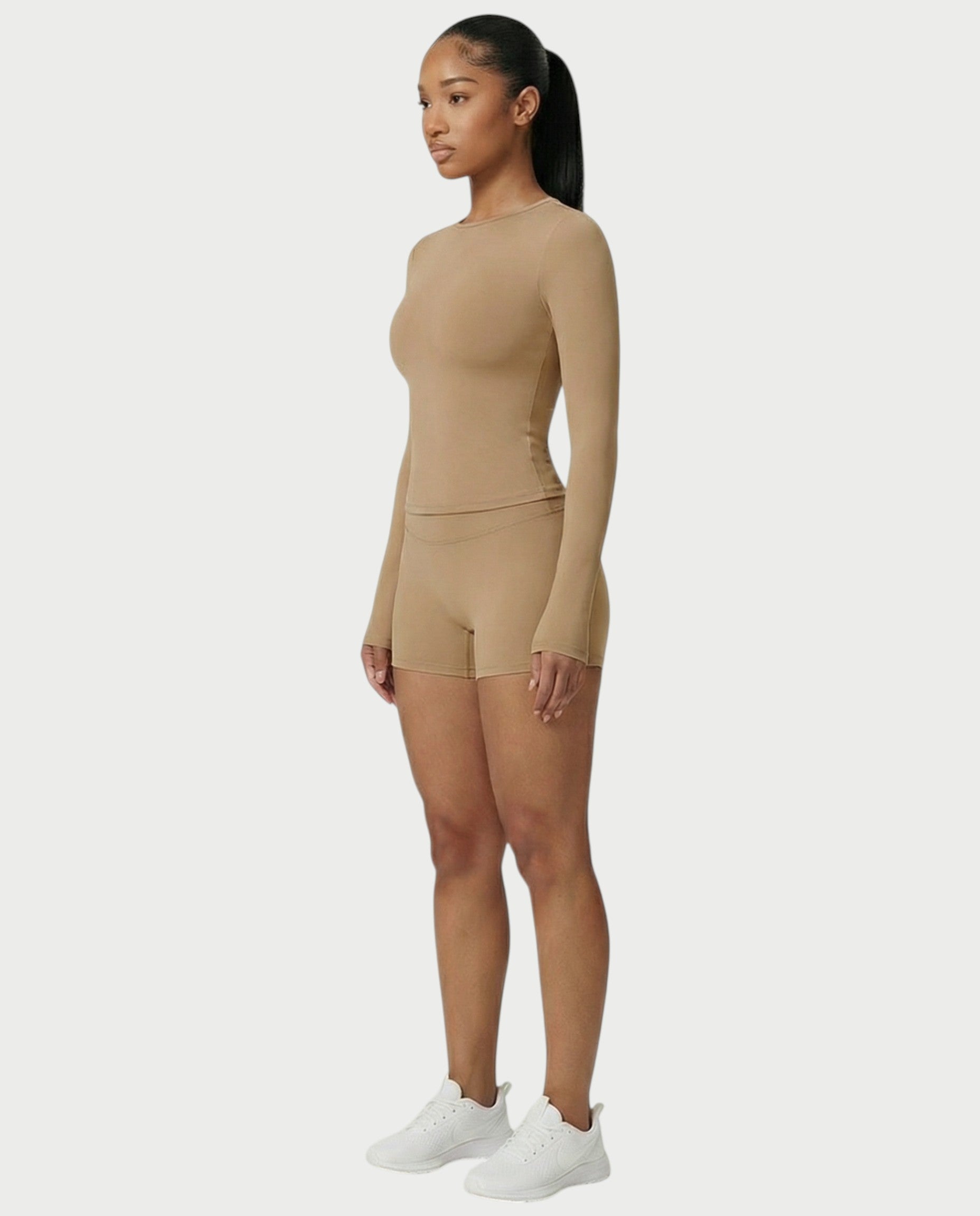 MELYA High-Waisted Sporty Shorts