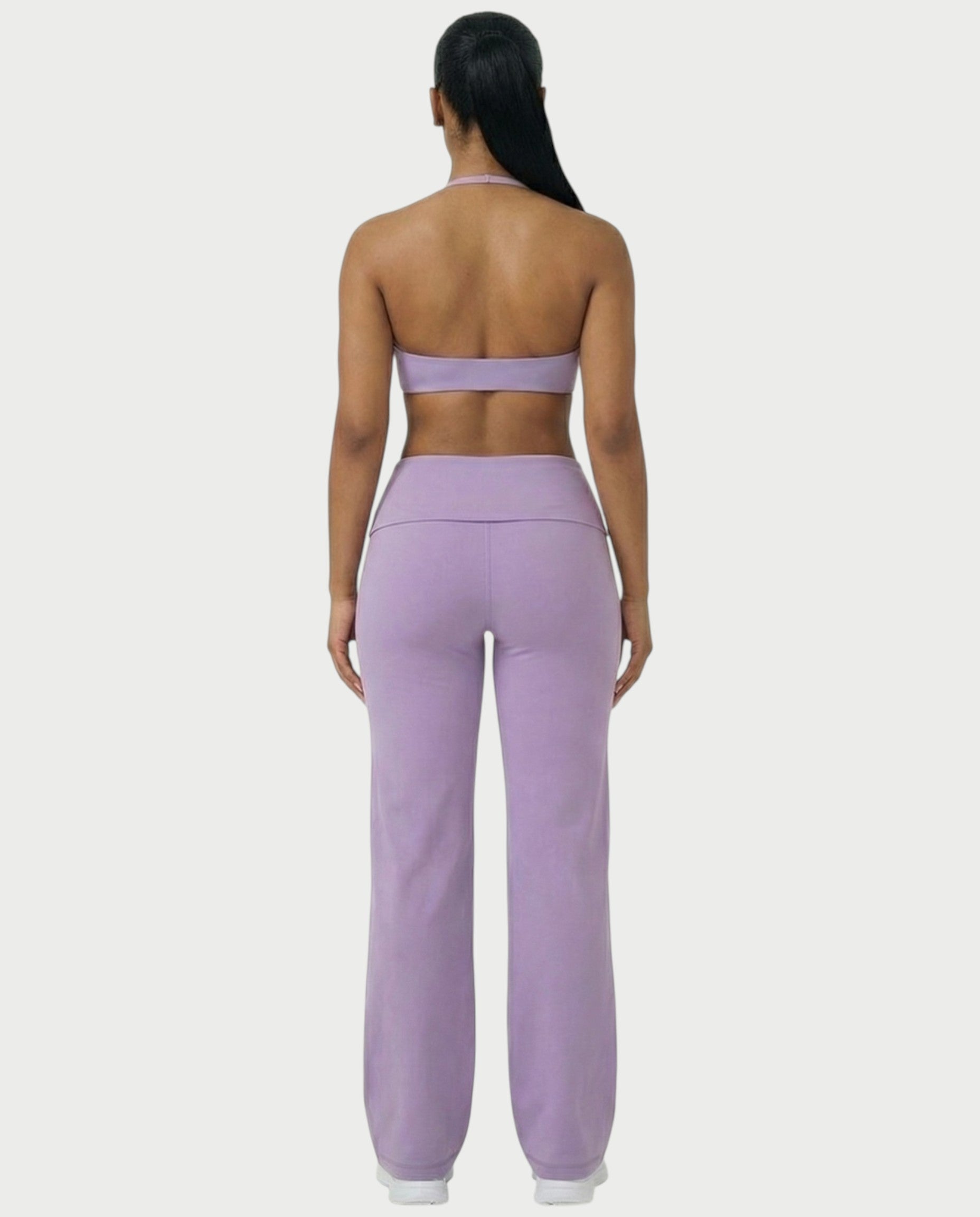 MELRA Fold Over Wide Leg Pants