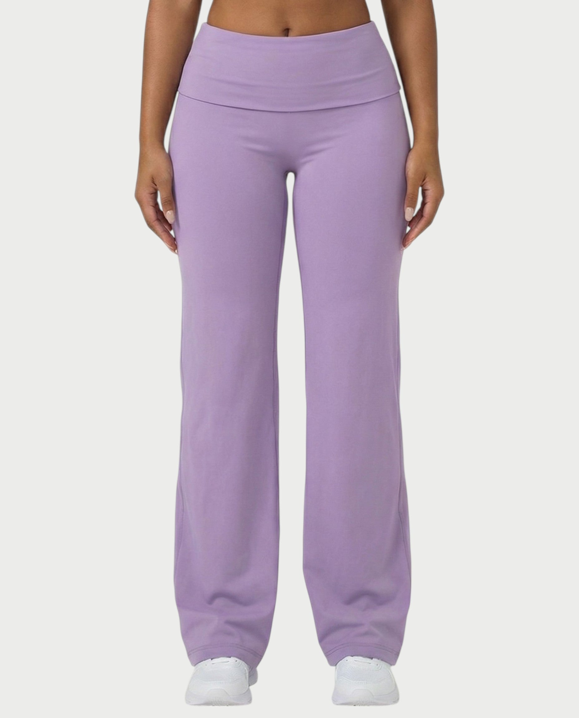 MELRA Fold Over Wide Leg Pants