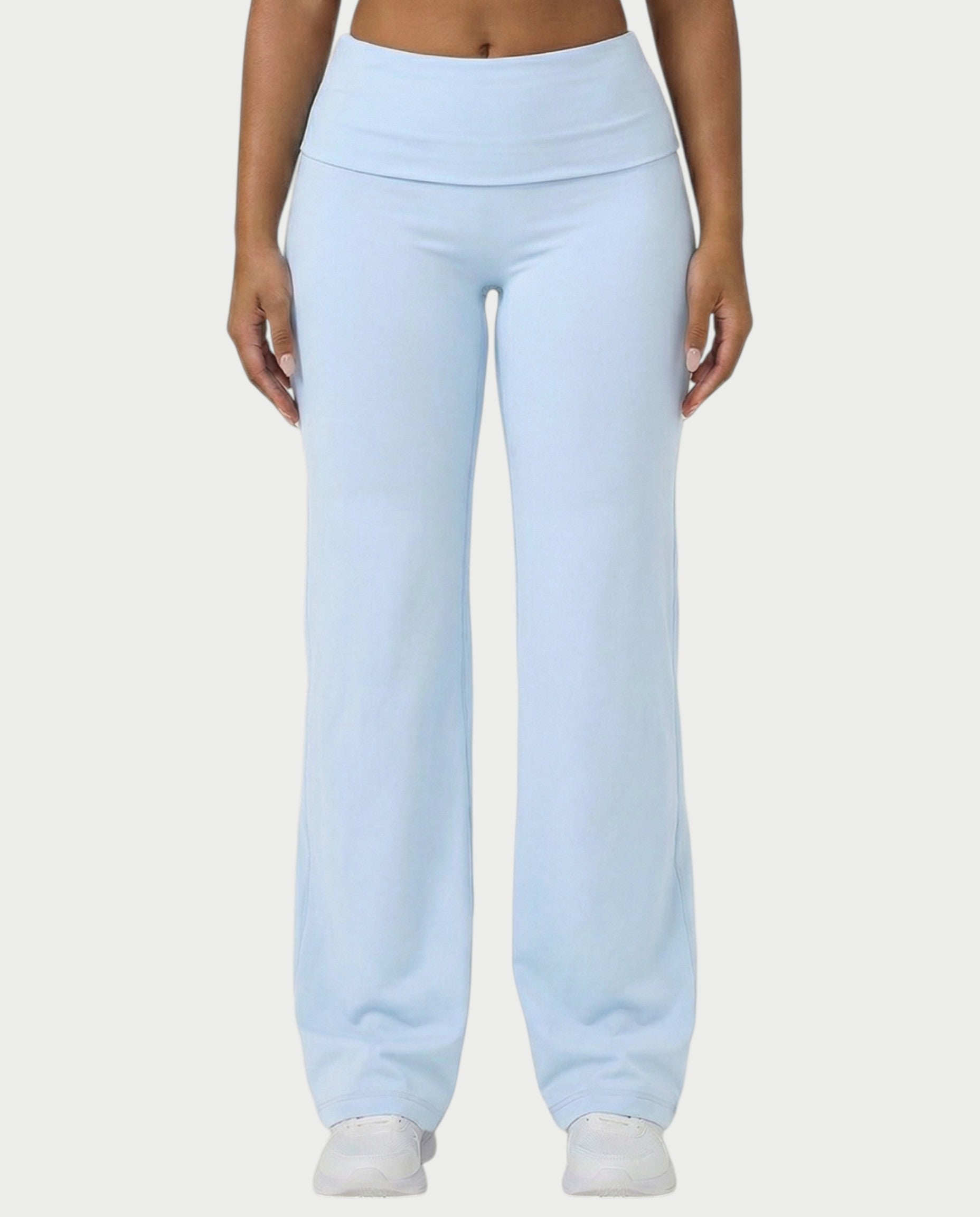 MELRA Fold Over Wide Leg Pants