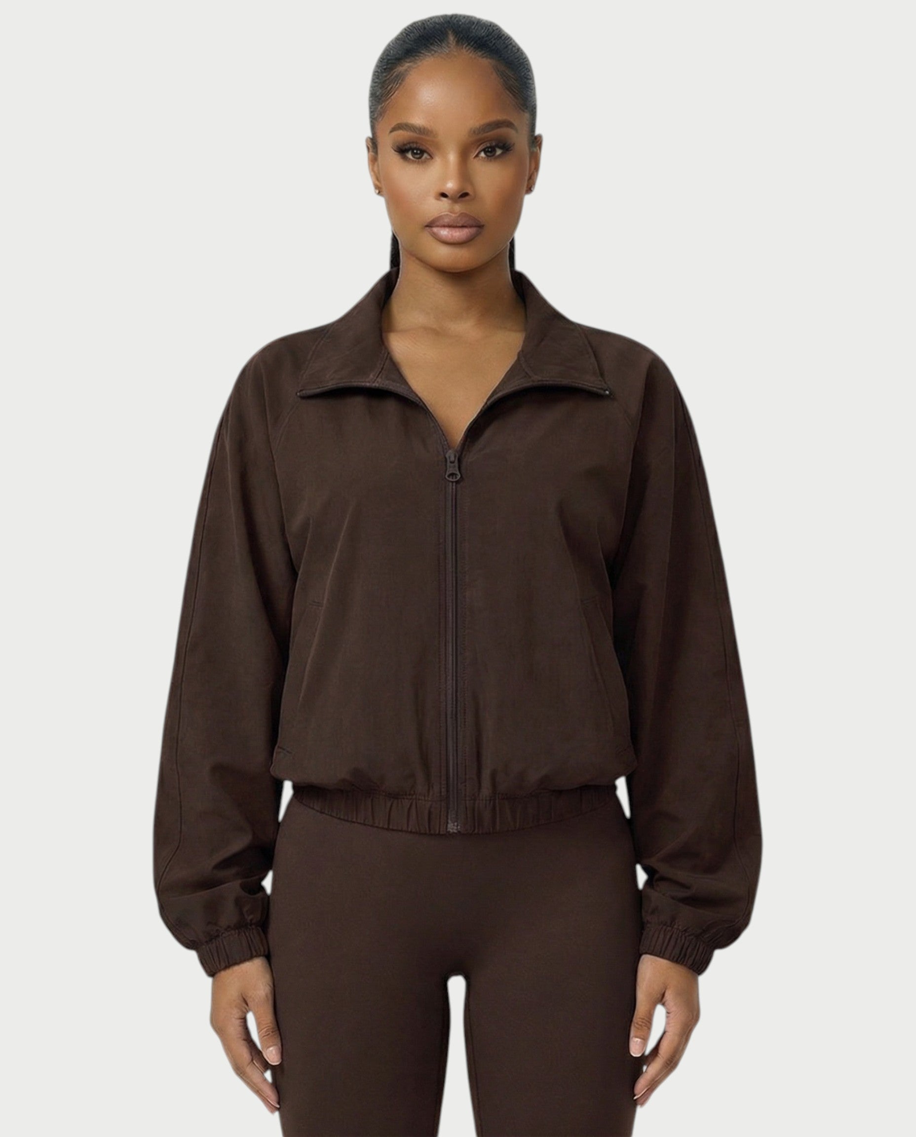ZOREL Stand-up Collar Sports Jacket