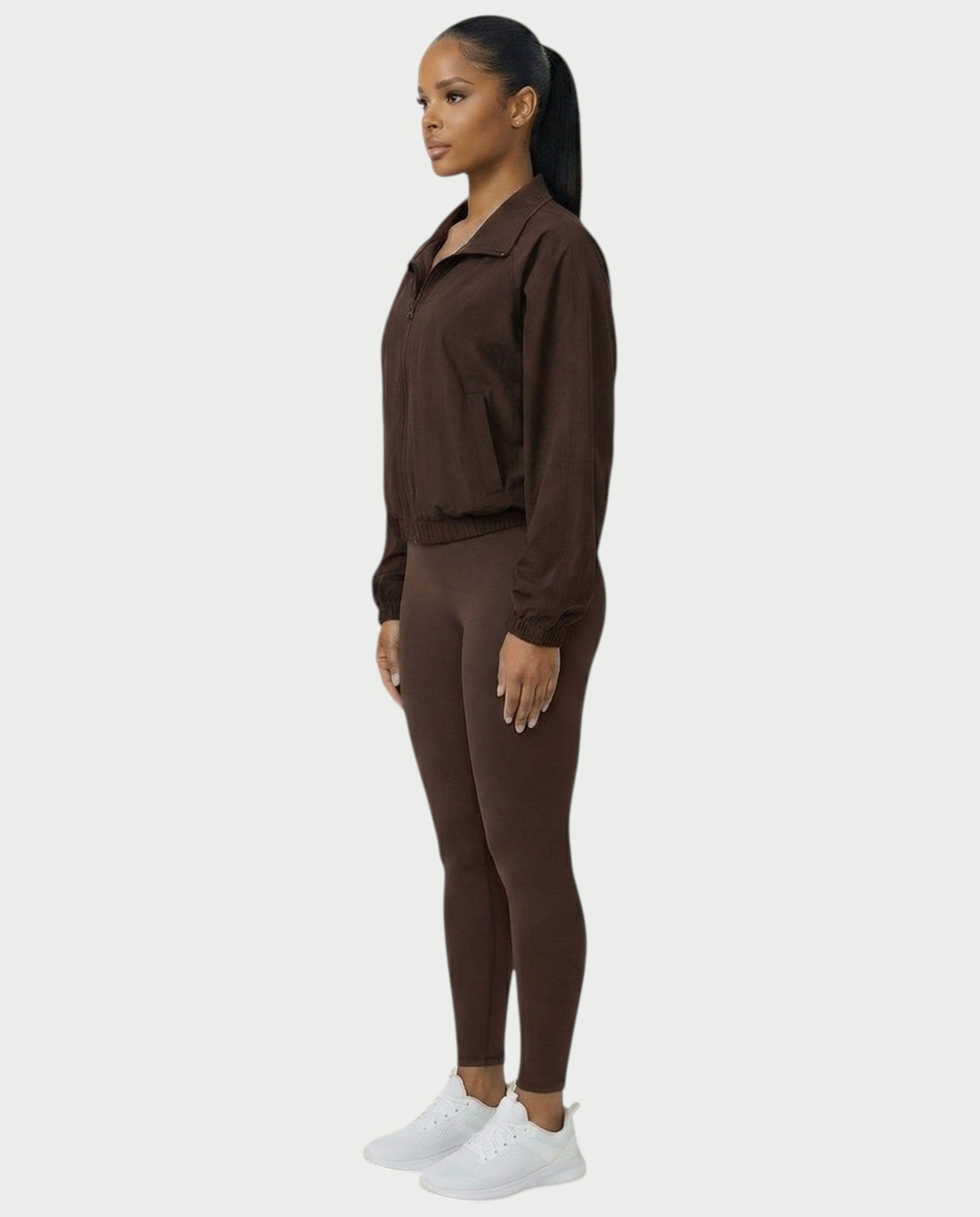 ZOREL Stand-up Collar Sports Jacket