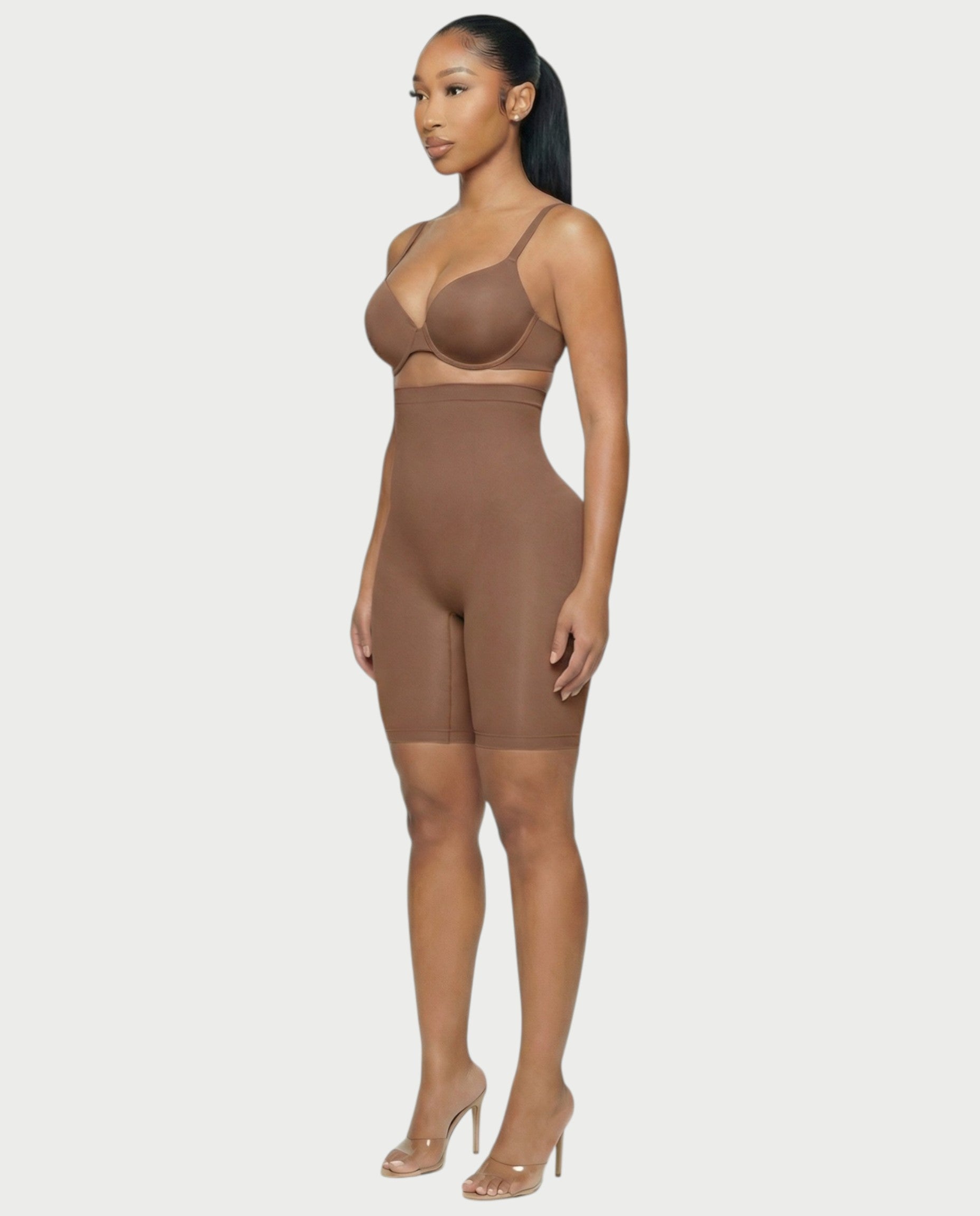 EVYNE High-Waisted Compression Seamless Shapewear Shorts