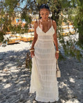LEONA Pleated Maxi Dress