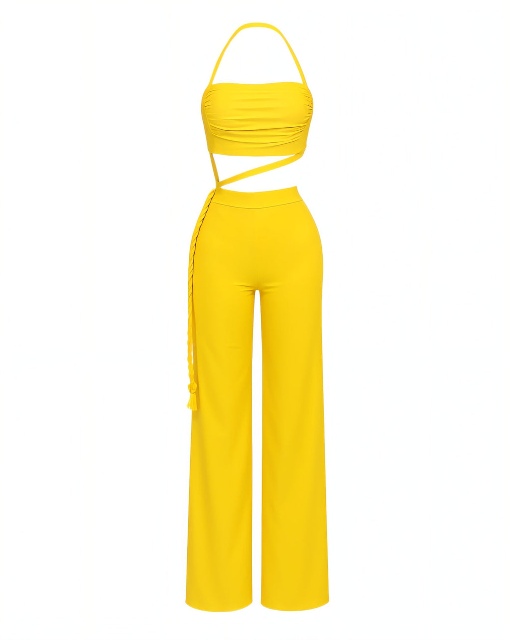 BASIA Rope Detail Wide-Leg Jumpsuit