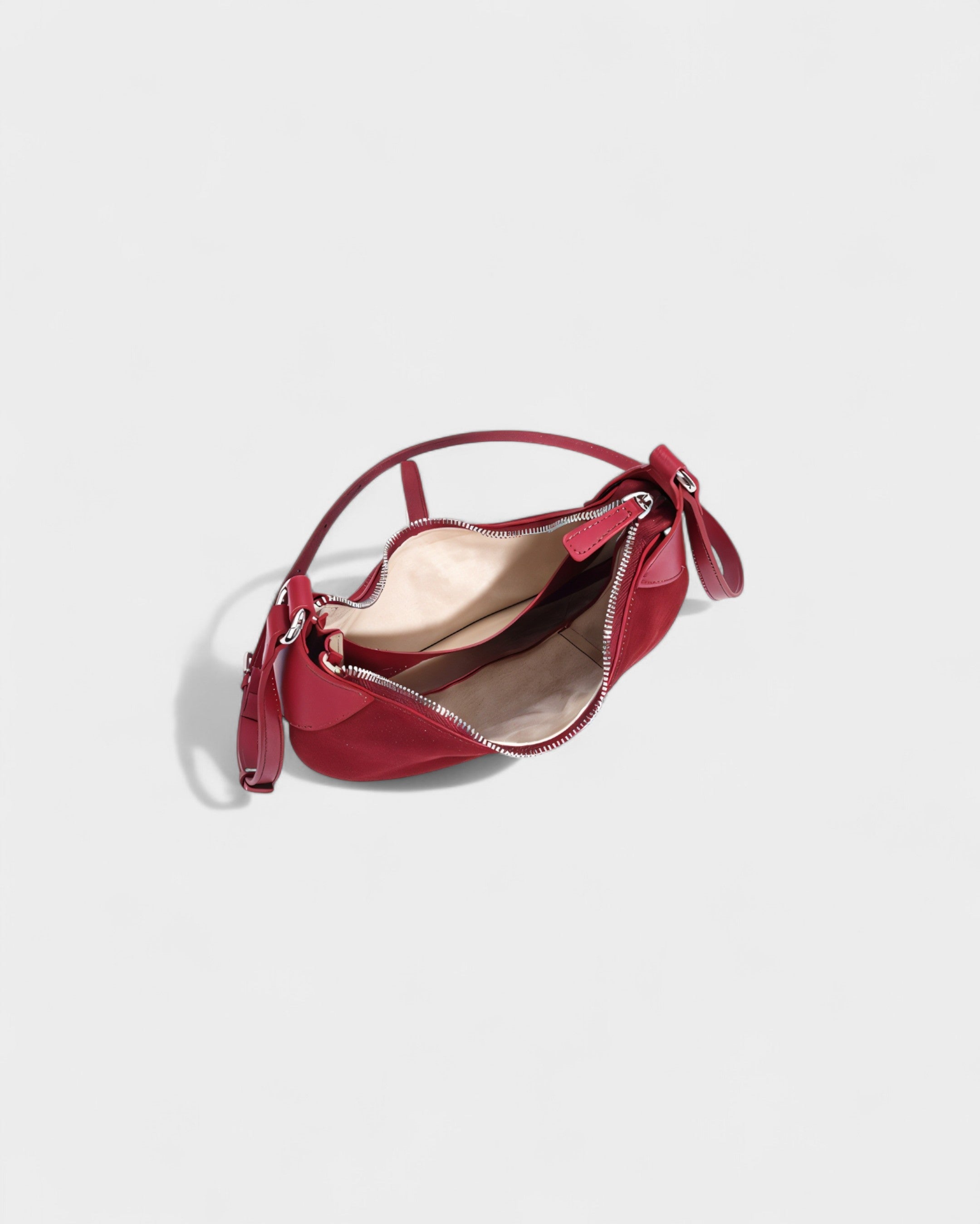 MARLEN Crescent Buckle Shoulder Bag
