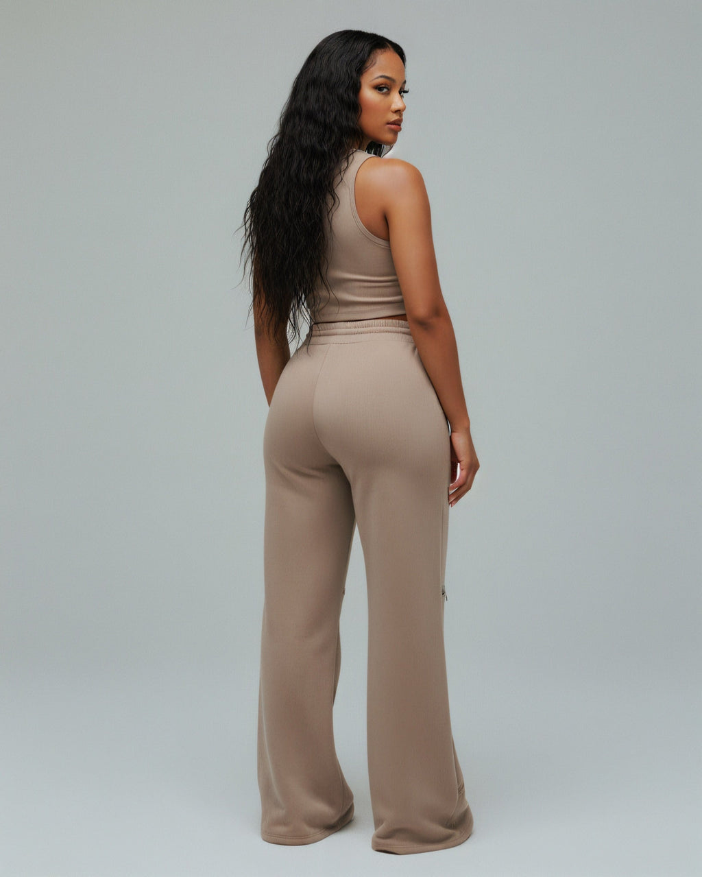 TINAY High Waist Multi-zipper Loose Pants