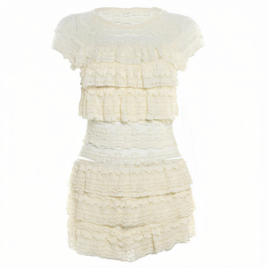 COCO Ruffle Top & Skirt Set