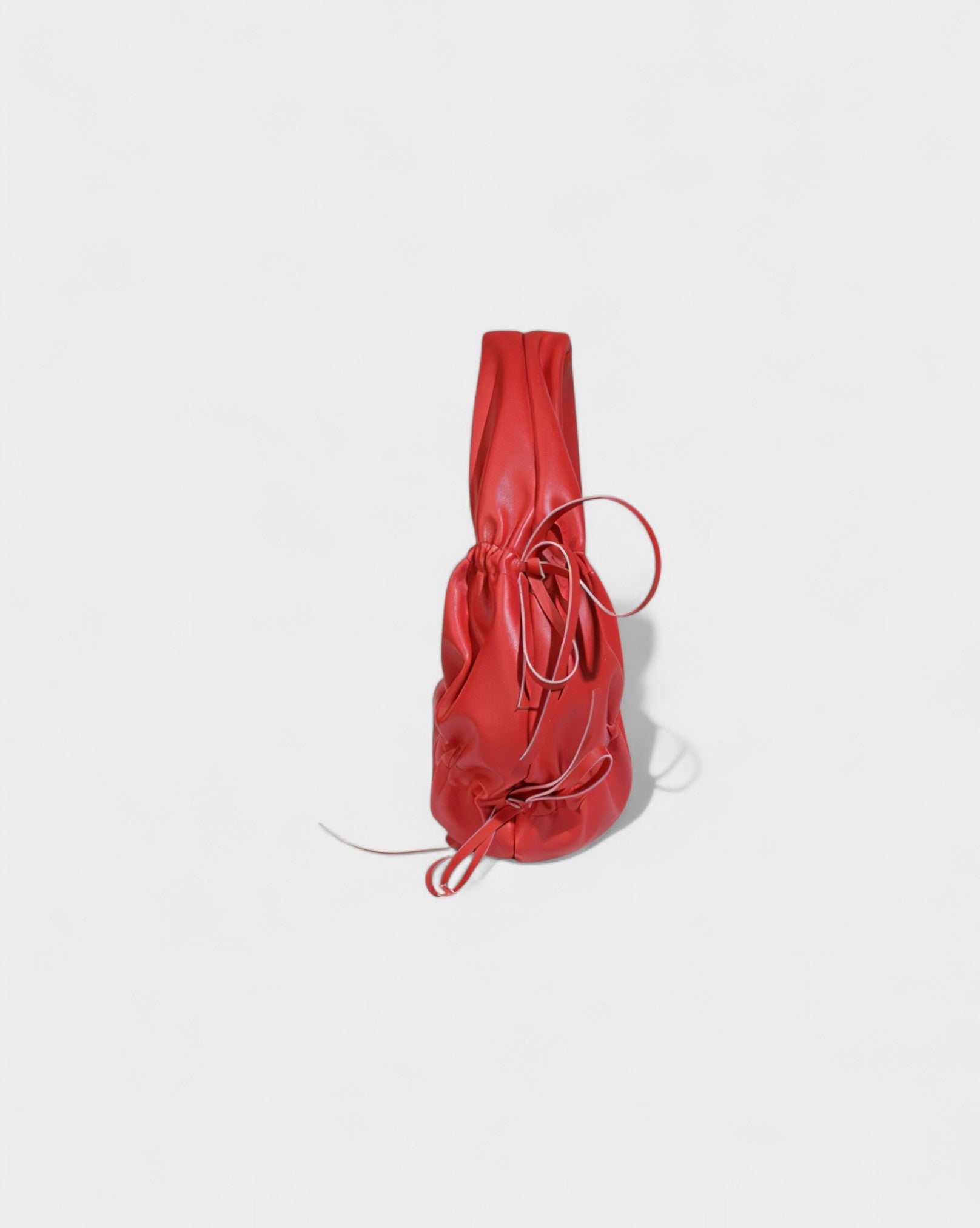 YONA Ruched Bow Shoulder Bag