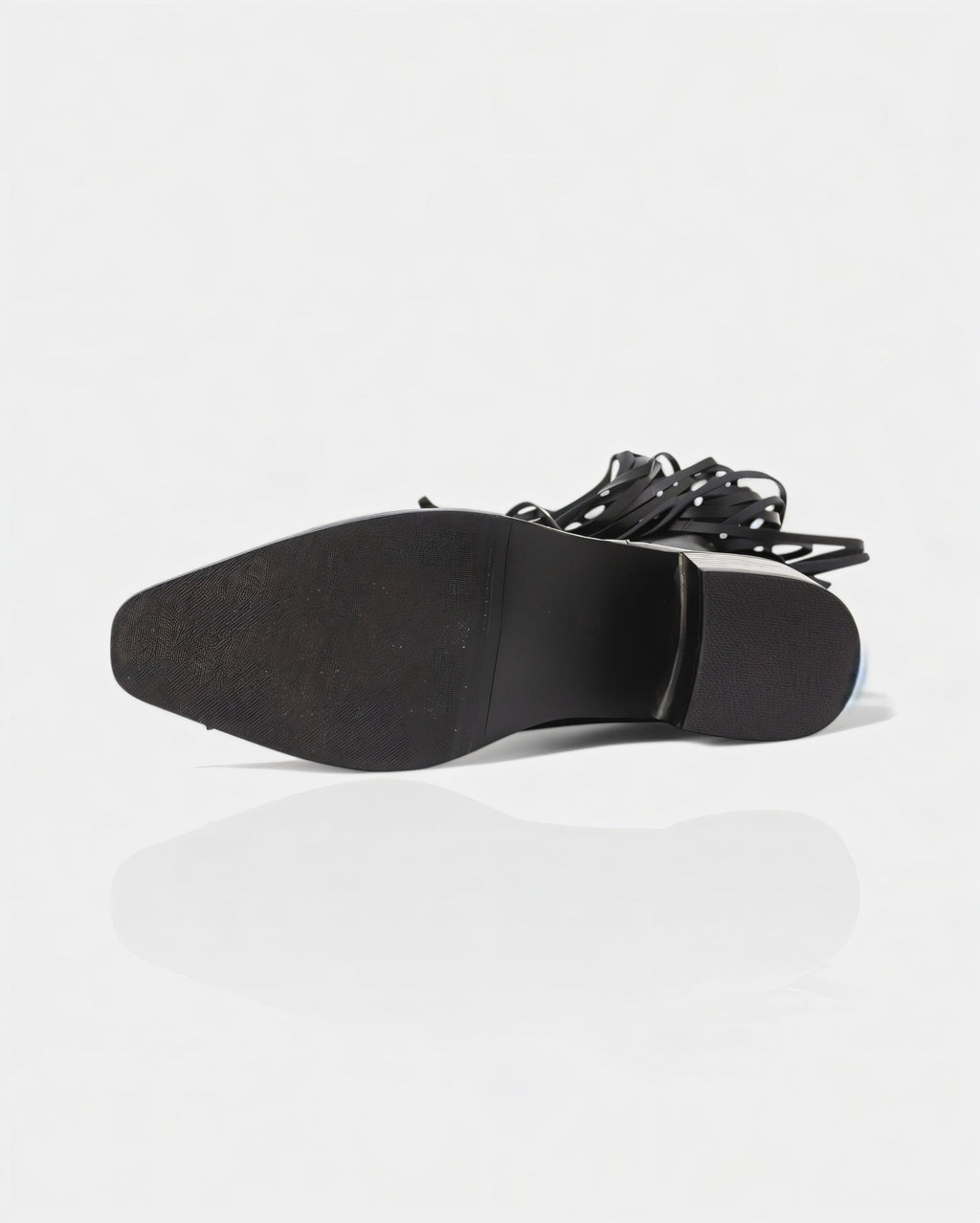 MITHENA Fringe Studded Cowboy Boots