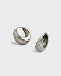 Sculpted Huggie Hoop Earrings