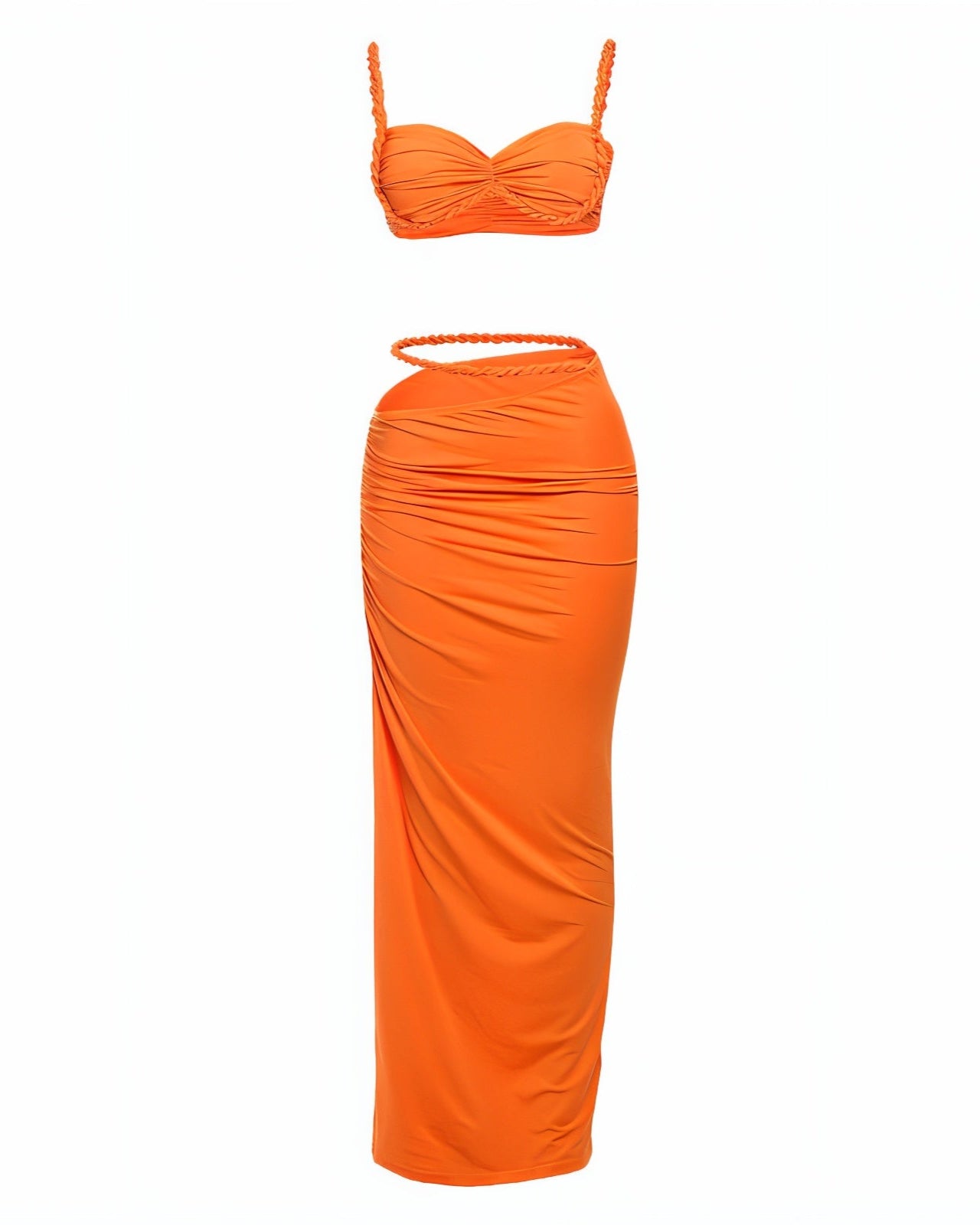 ZAINAH Braided Skirt & Top Set