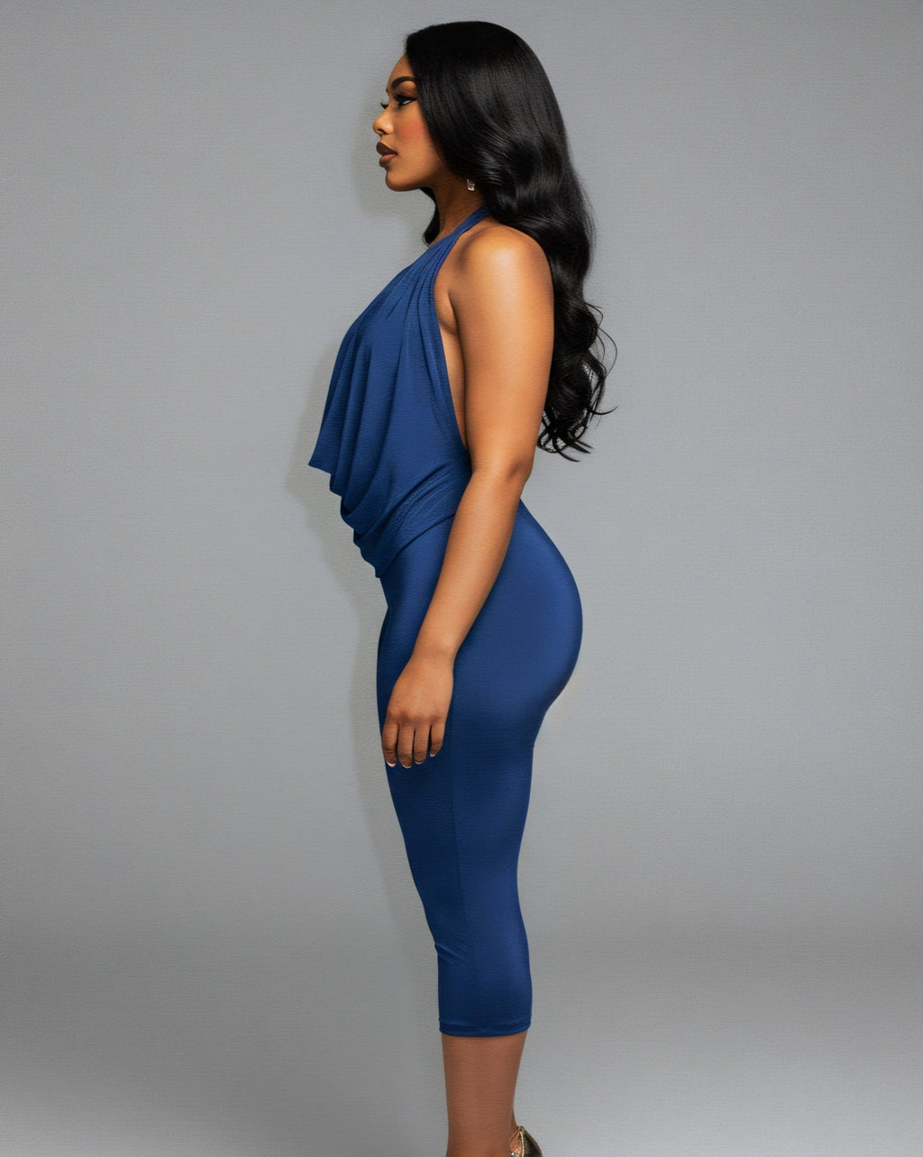 ALYNE Halter Neck Top & Capri Pants Set