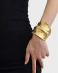 Wavy Wide Cuff Bracelet