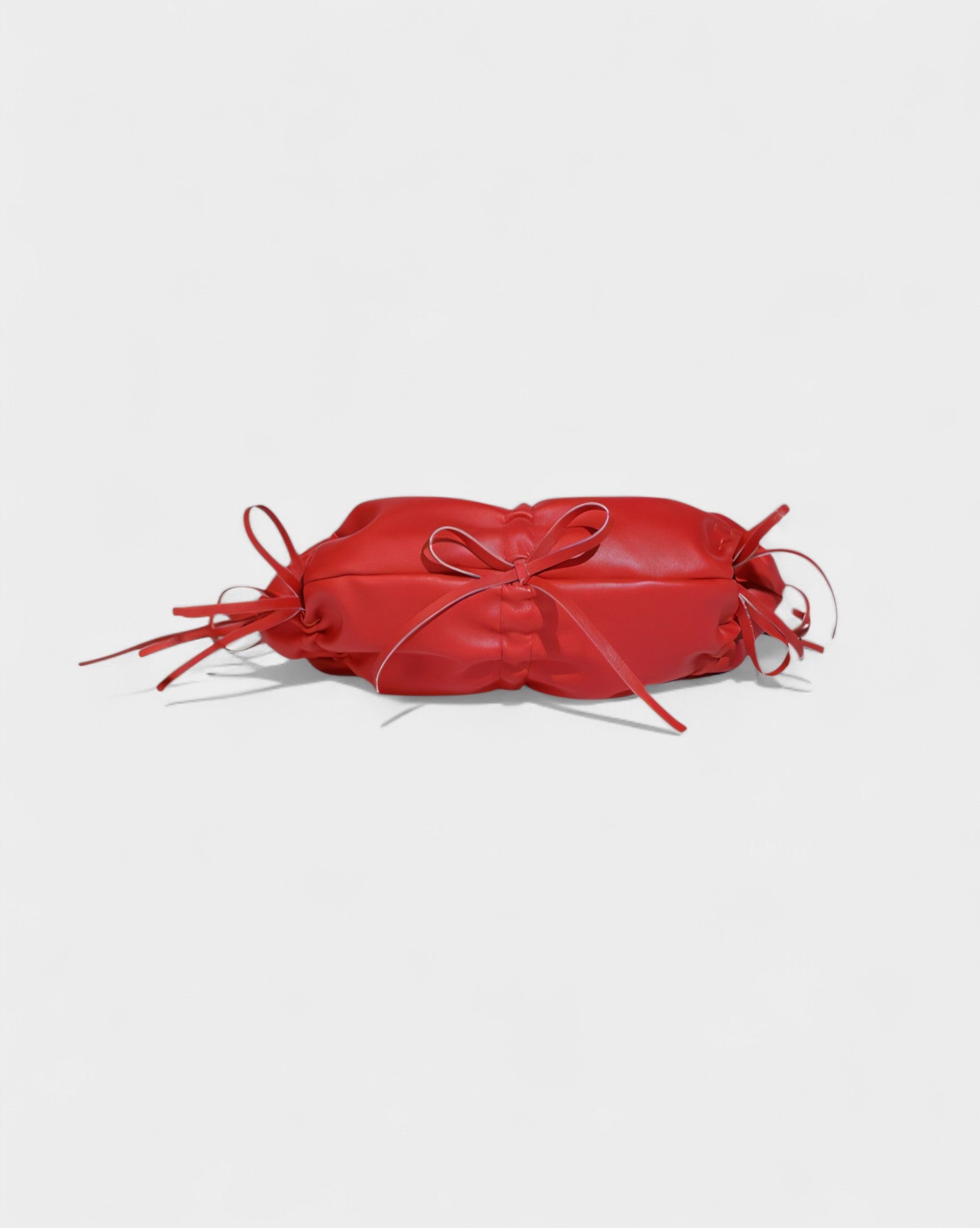 YONA Ruched Bow Shoulder Bag