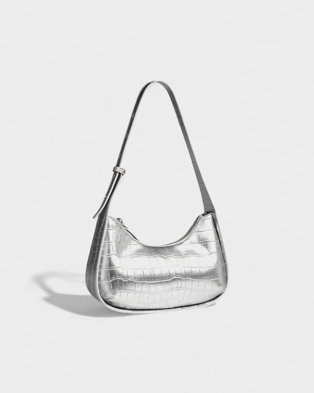 CIANNA Croc-Embossed Faux Leather Bag