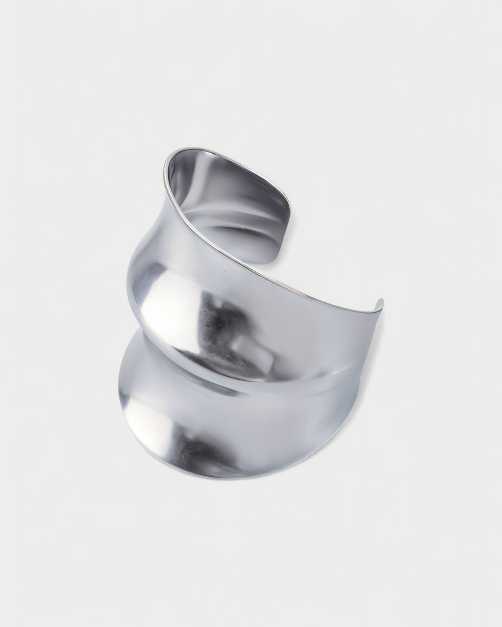 Wavy Wide Cuff Bracelet