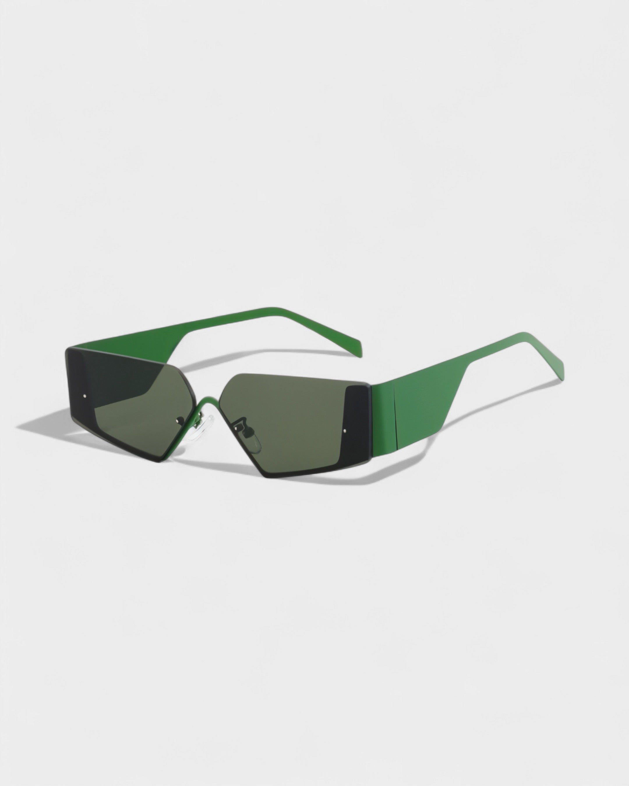 JANNA Y2K Style Asymmetrical Rectangle Sunglasses