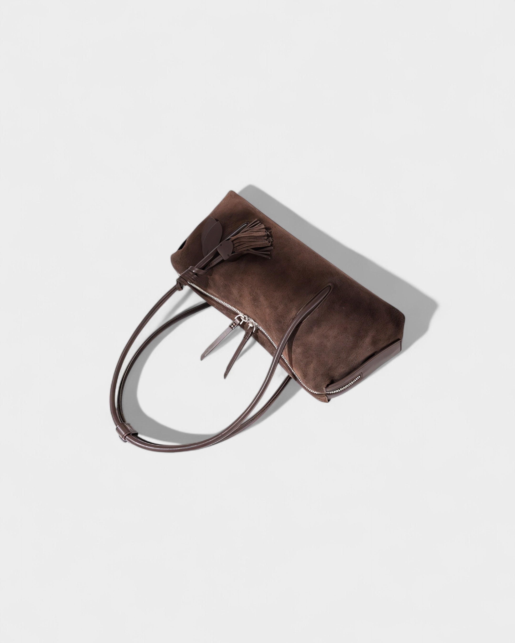 SELORA Tassel Handle Shoulder Bag