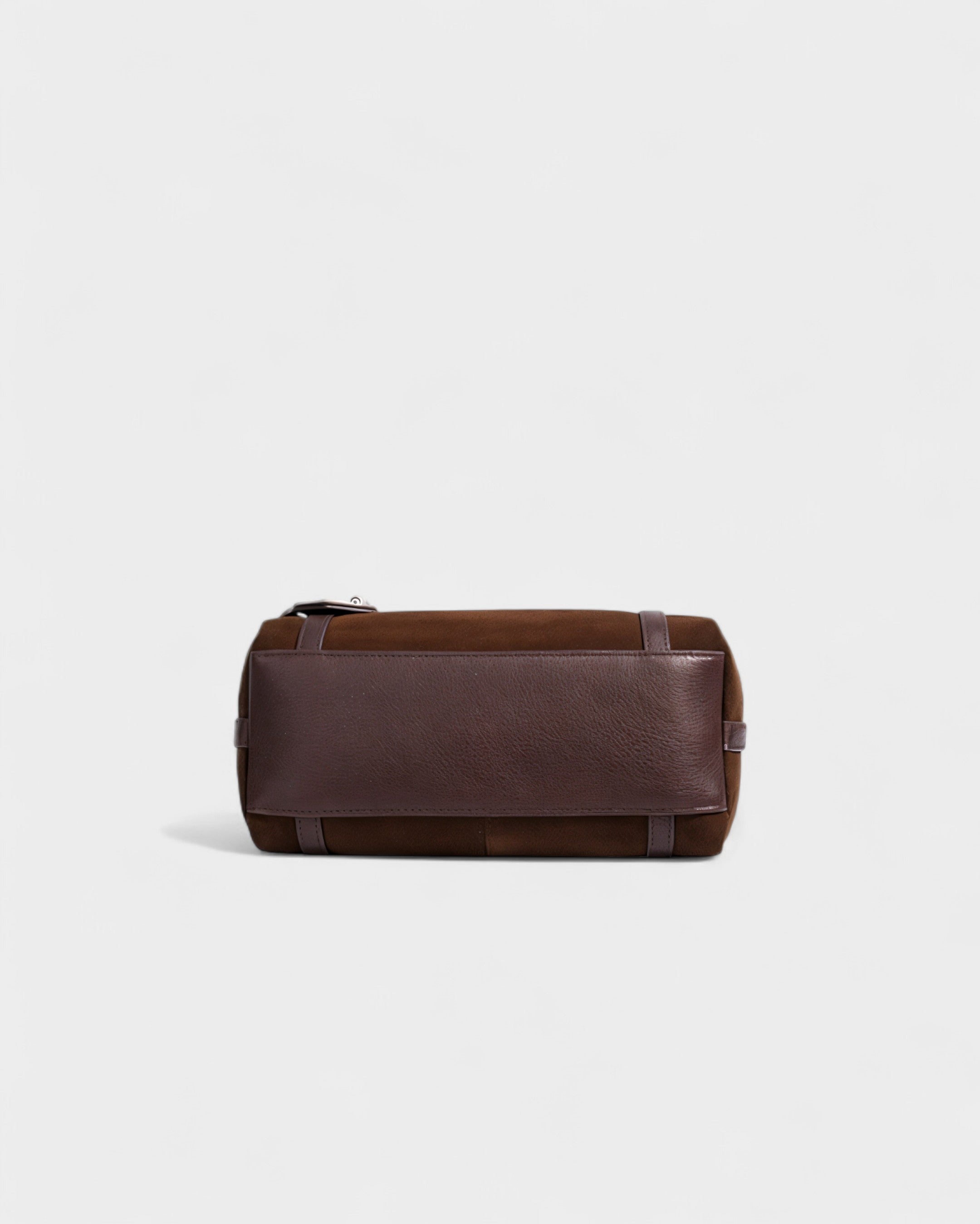 RASOS Faux Suede Barrel Shoulder Bag