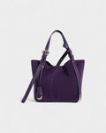 THESSA Faux Suede Shoulder Bag