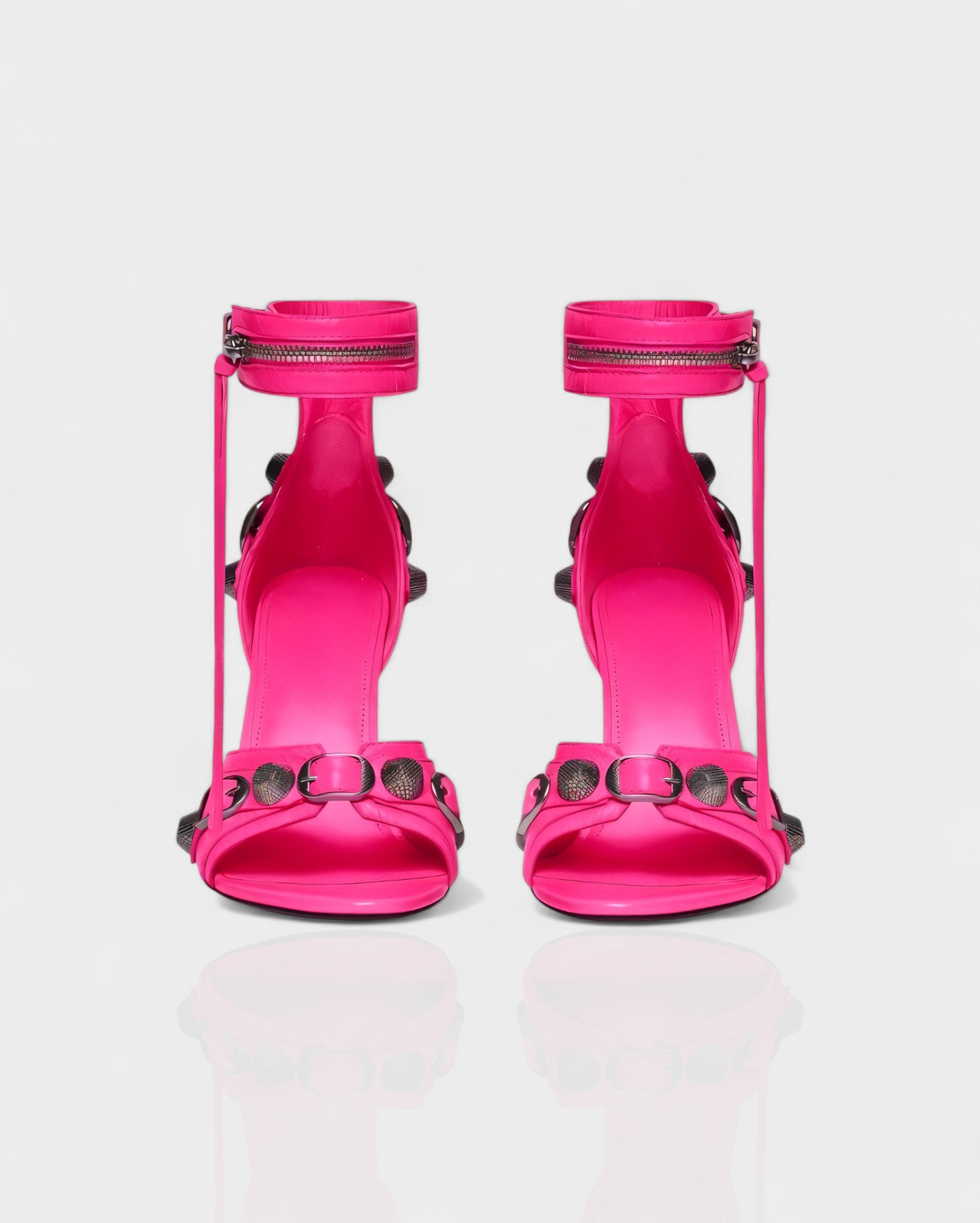 PALISSE Buckle Detail Stiletto Heels
