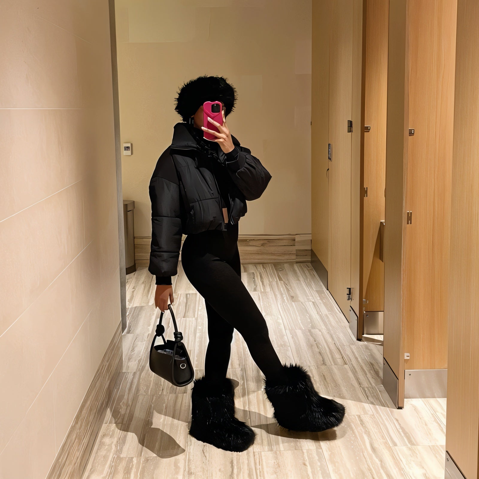 PLUSH Faux Fur Boots