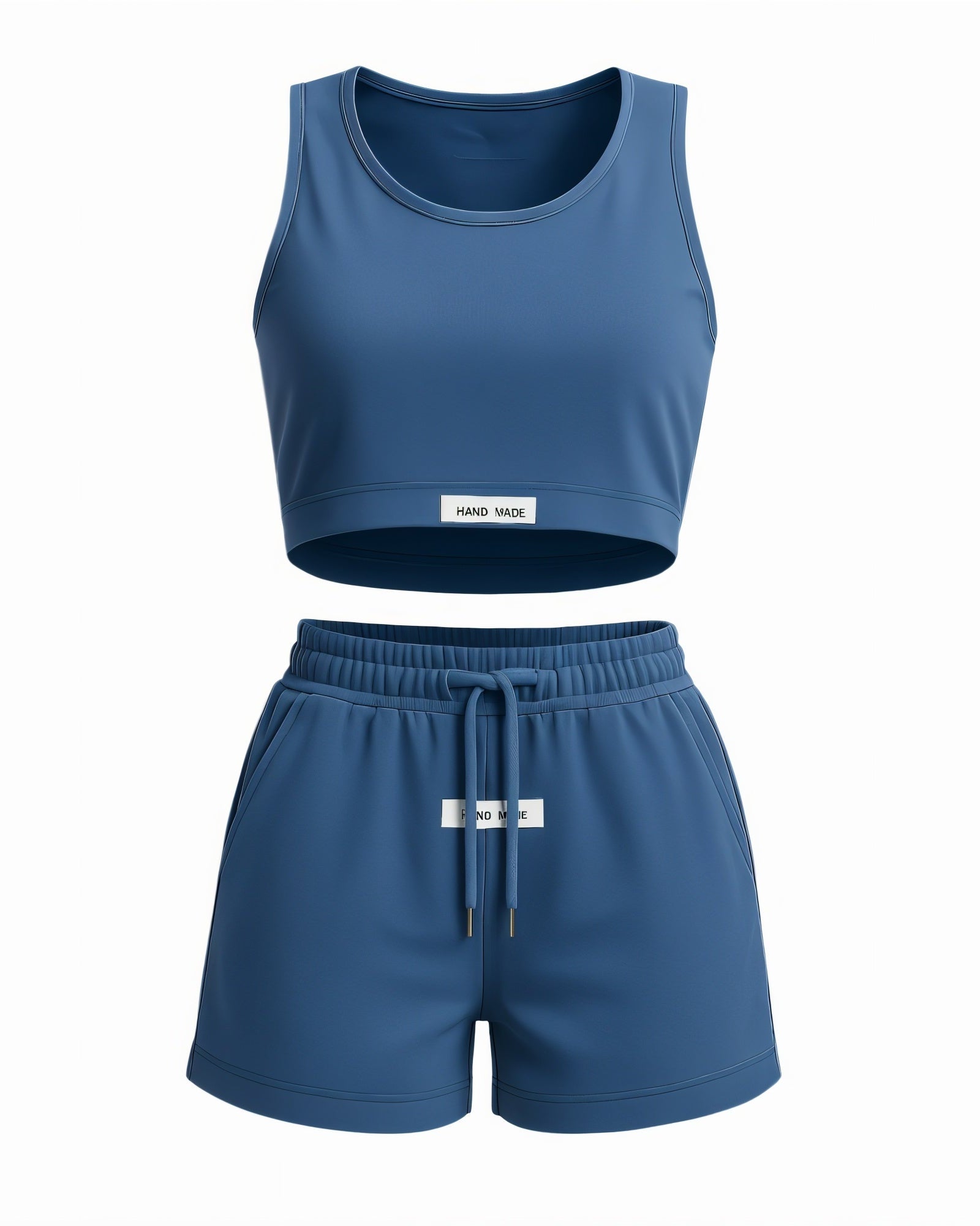 CHERRY Crop Tank & Drawstring Shorts Set