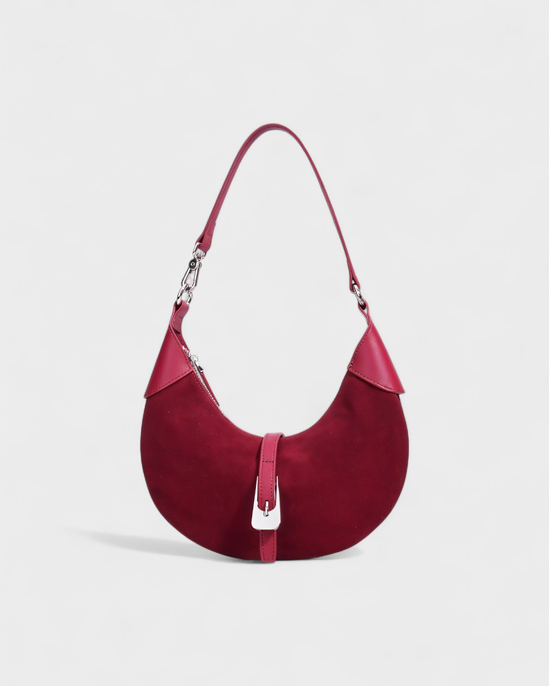 MARLEN Crescent Buckle Shoulder Bag