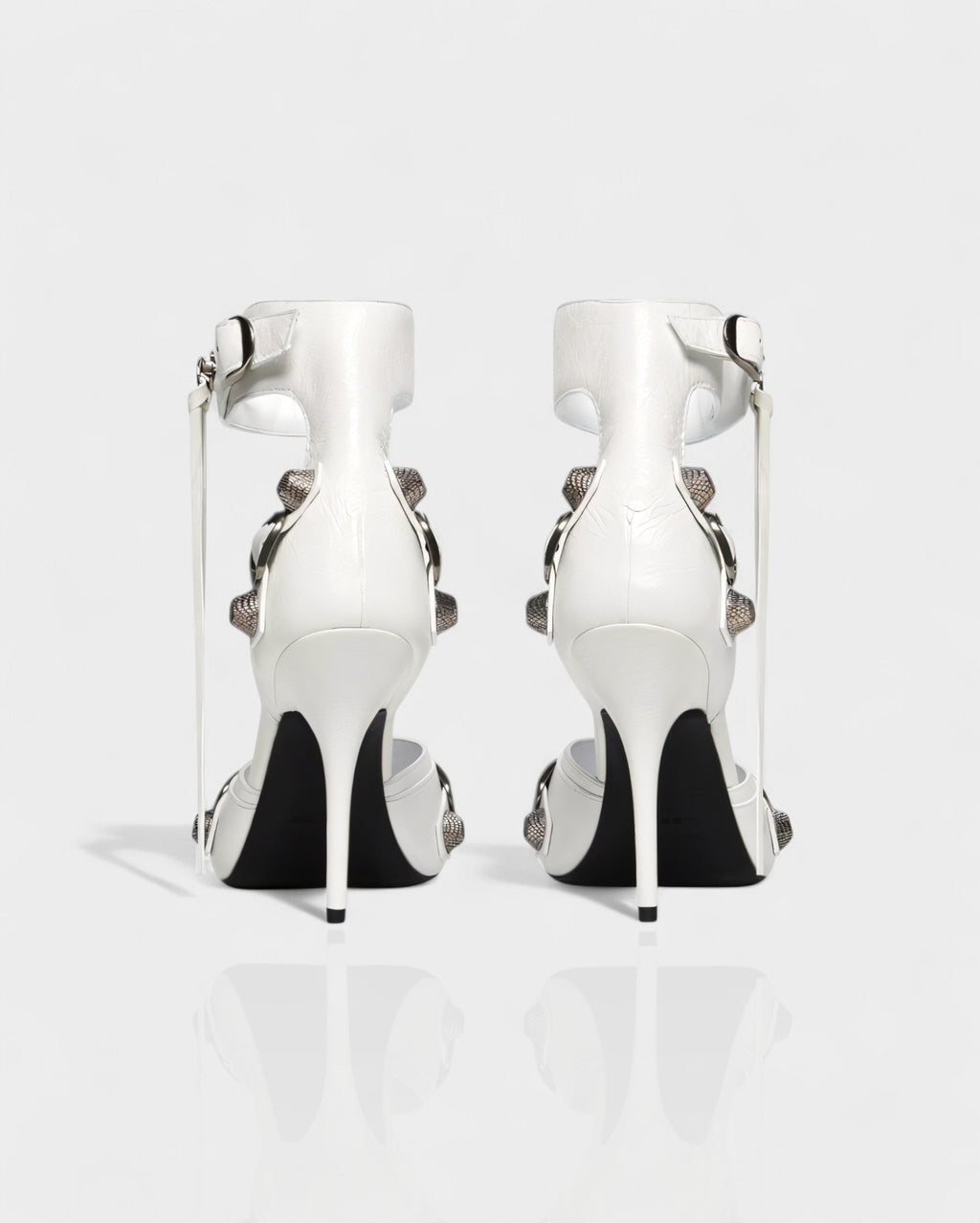PALISSE Buckle Detail Stiletto Heels