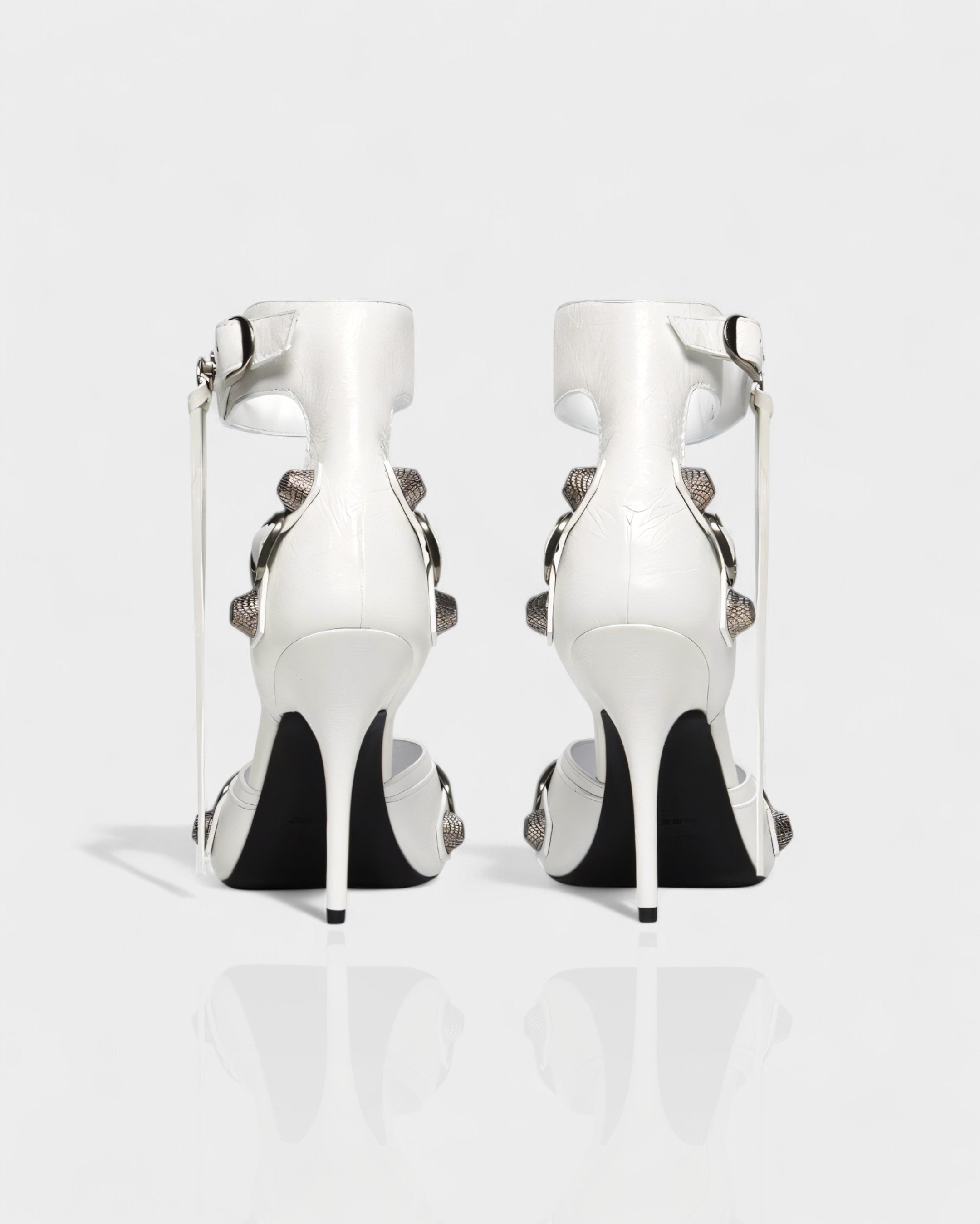 PALISSE Buckle Detail Stiletto Heels