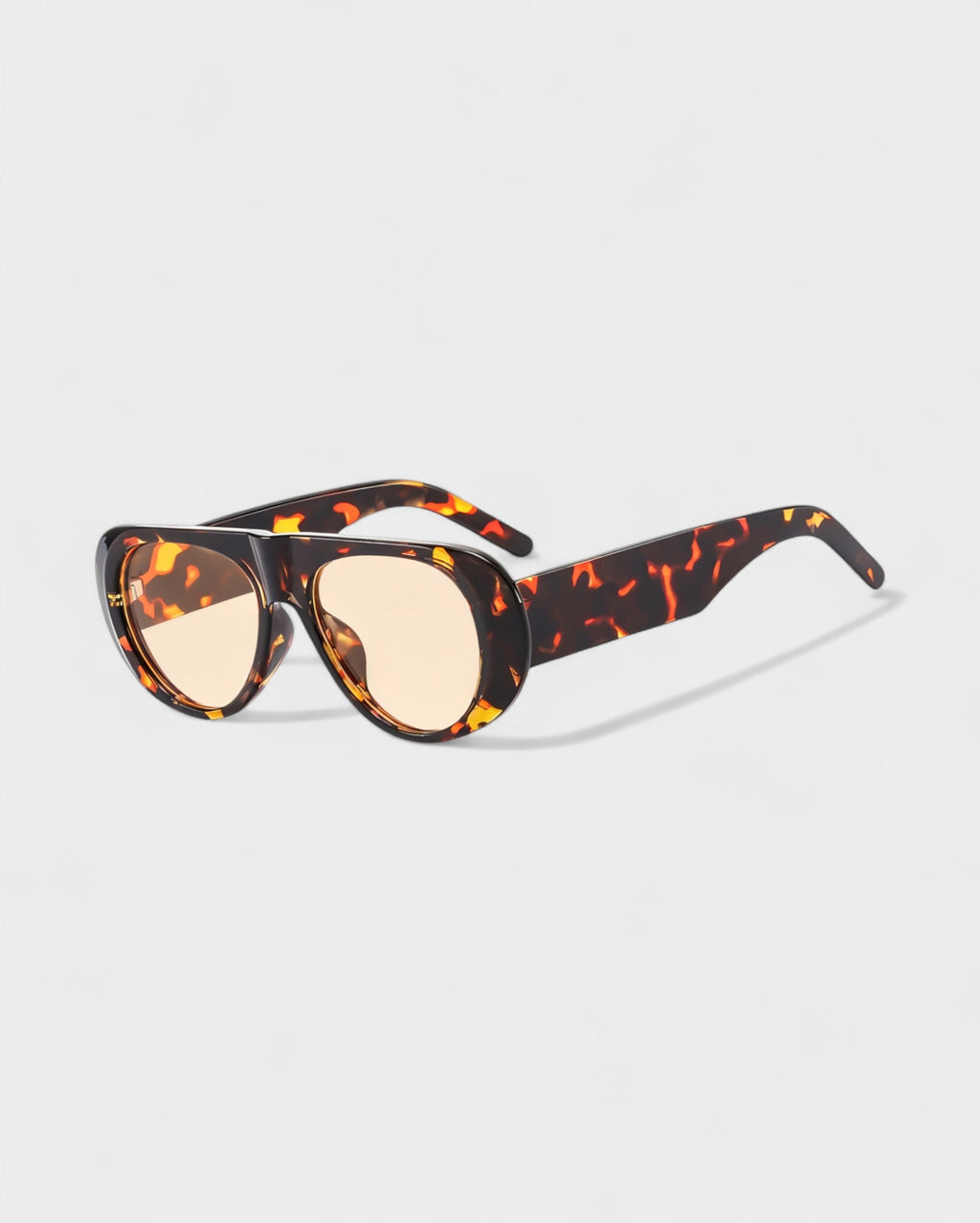 JONNA Oversized Oval Frame Sunglasses