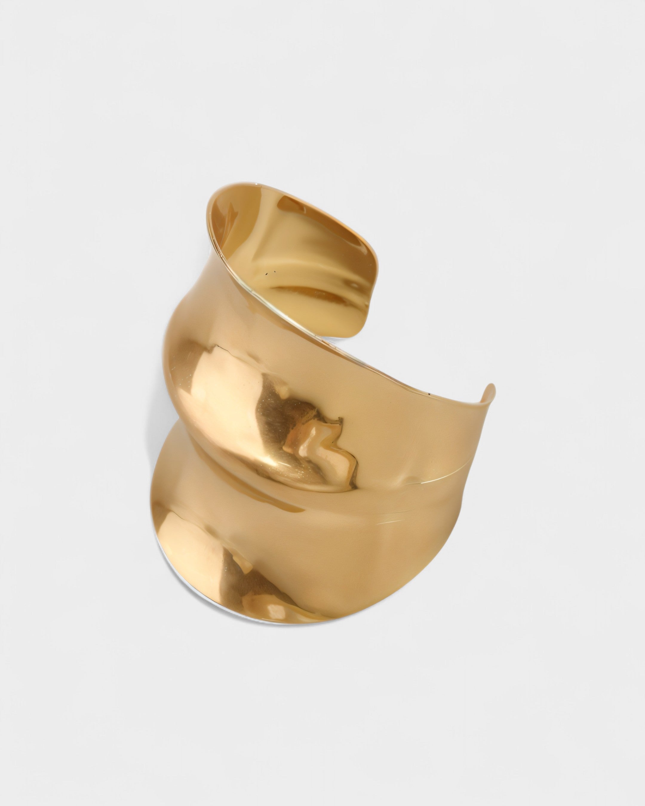 Wavy Wide Cuff Bracelet