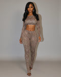 CASSIDY Leopard Top & Leggings Set